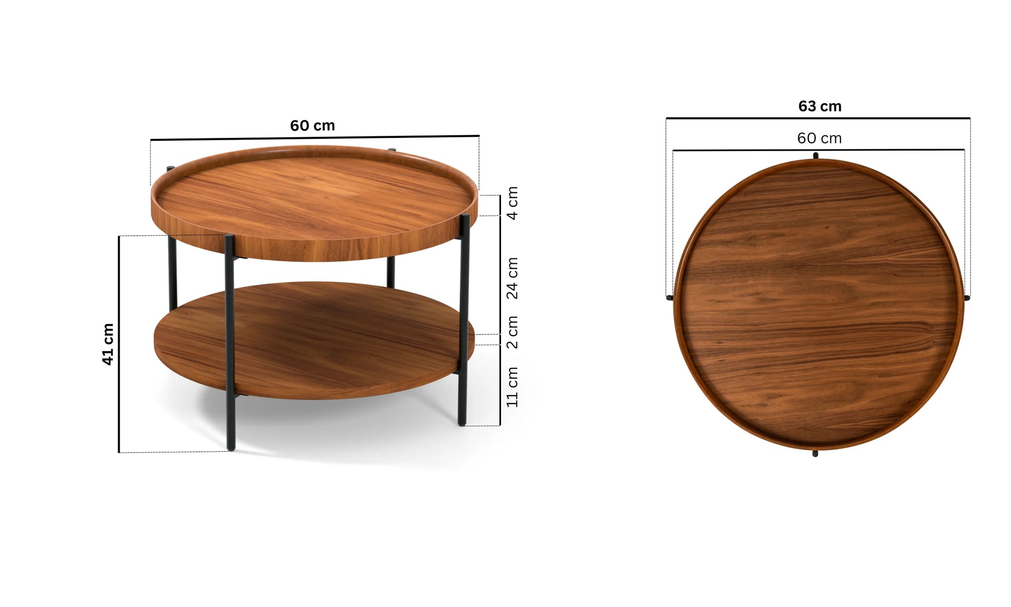 Холна маса «Harmonia 40008» с размер 64х41х64см