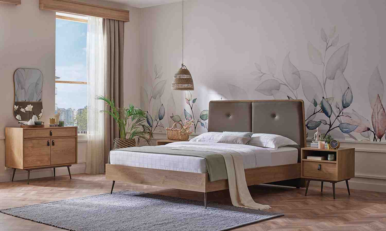 Скрин «Helis» с чекмедже и шкафове, размер 96х82х48см