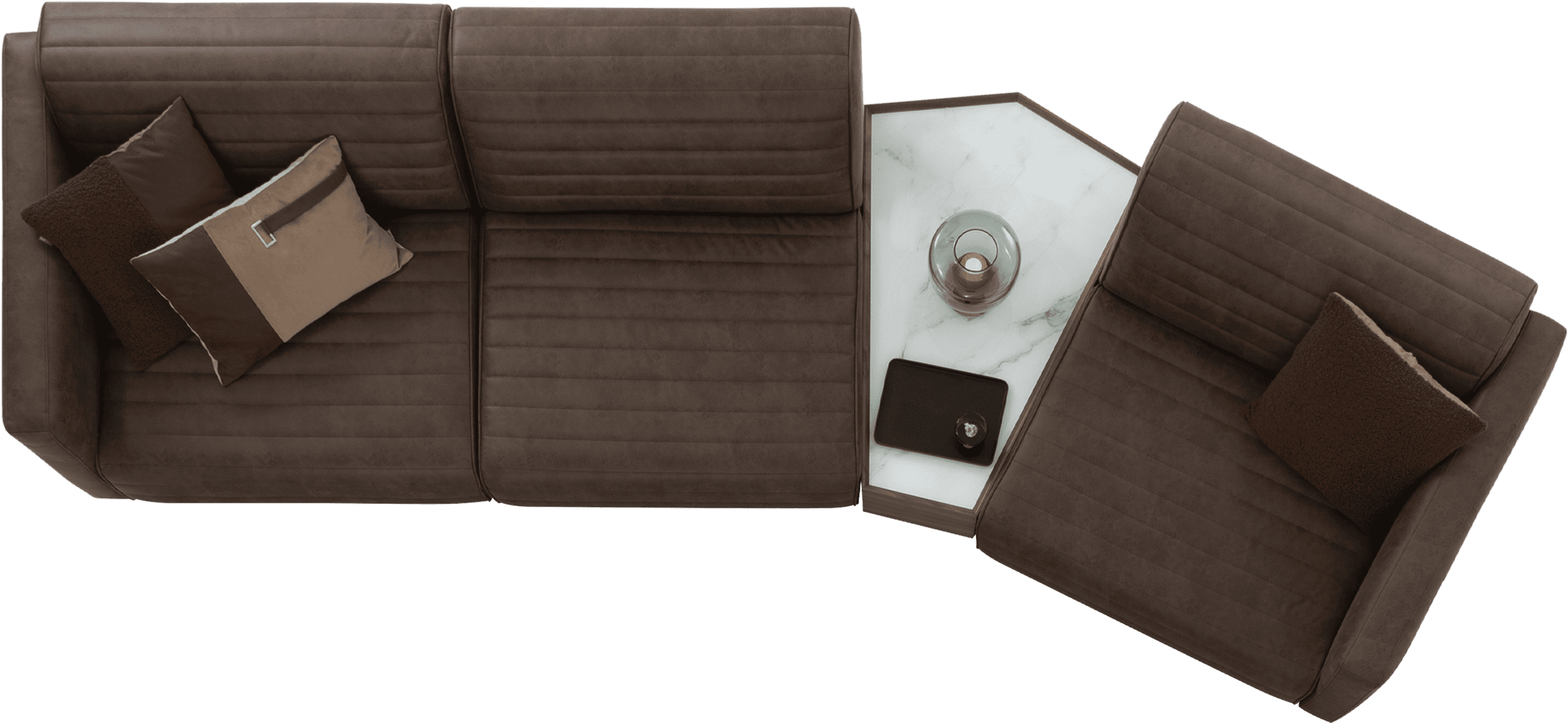 69 готови конфигурации на модулен диван «Heritage»