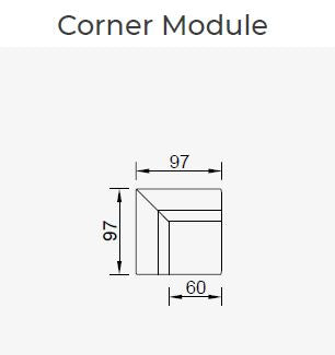 6 модула за модулен диван «Valencia»