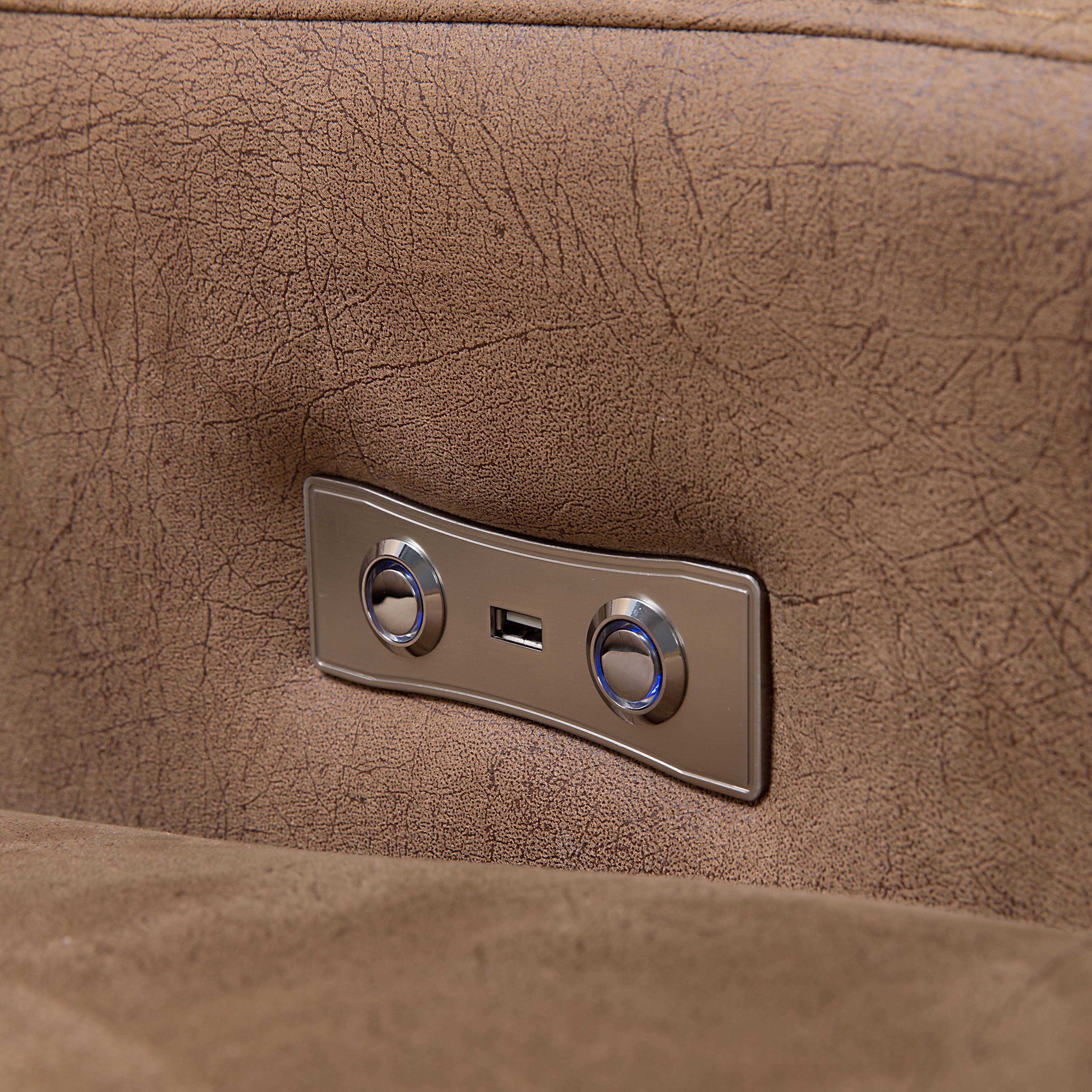 Модулен разтегателен диван «Horasan» + електрически механизъм, USB зарядна станция