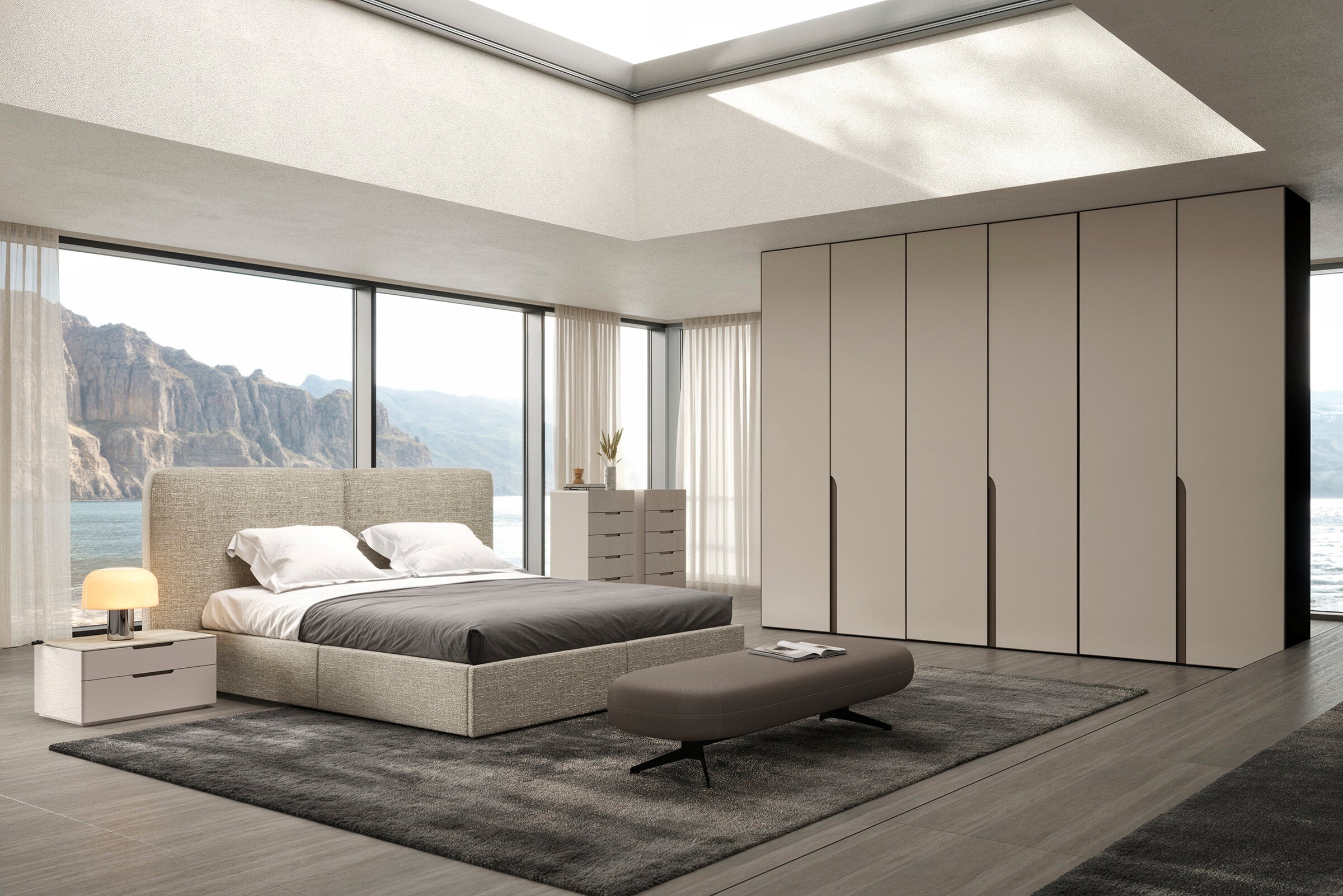 Врати за модулен гардероб «Beta» - 5 модела, стъклена, ПДЧ