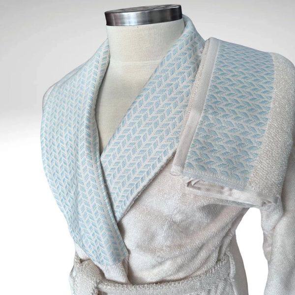 Комплект халати и хавлии «Candidum Green-Krem/Green» памук, бамбук, 6 части