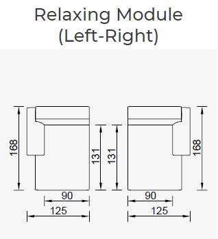 6 модула за модулен диван «Valencia»