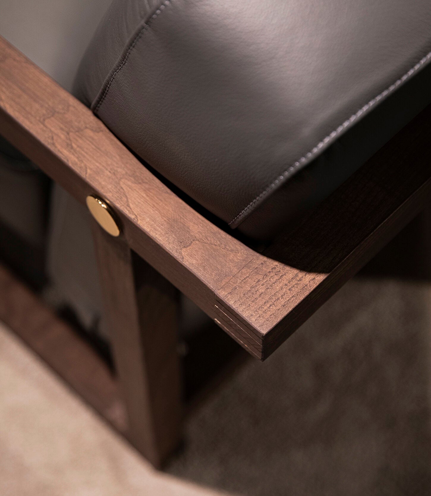 Кресло «Jenga» с естествена кожа