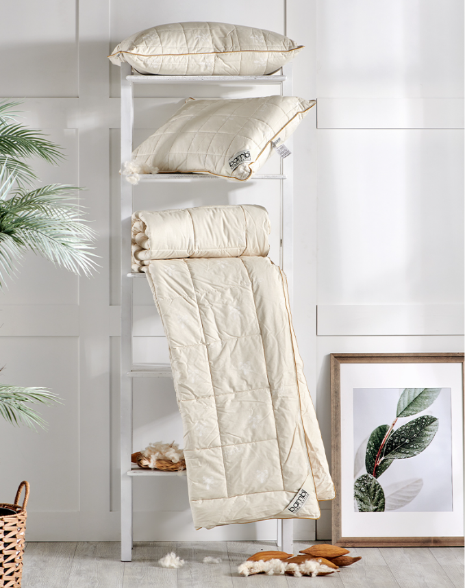 Олекотена завивка «Kapok» с влакна капок