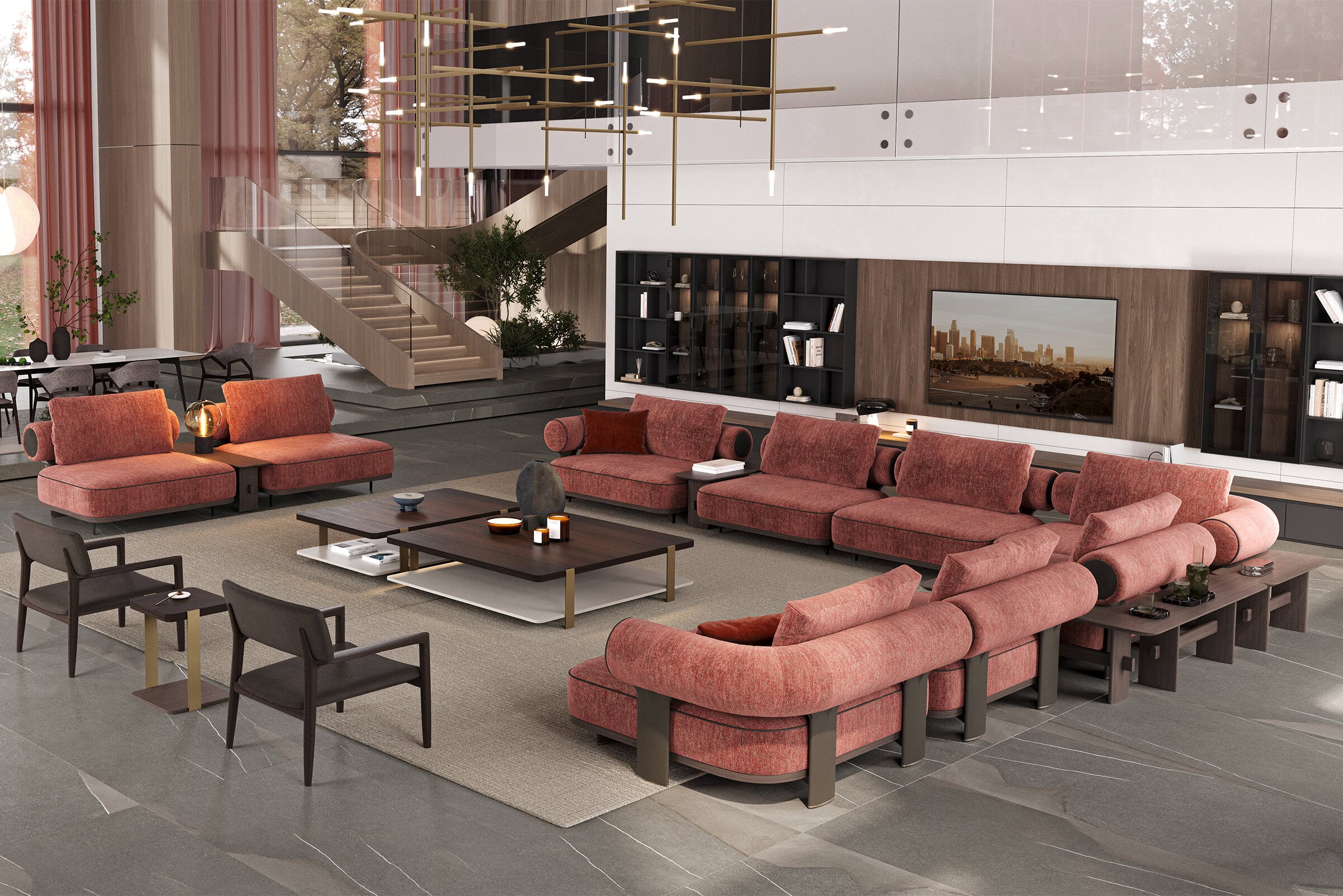 26 готови конфигурации на модулен диван «Kyoto»