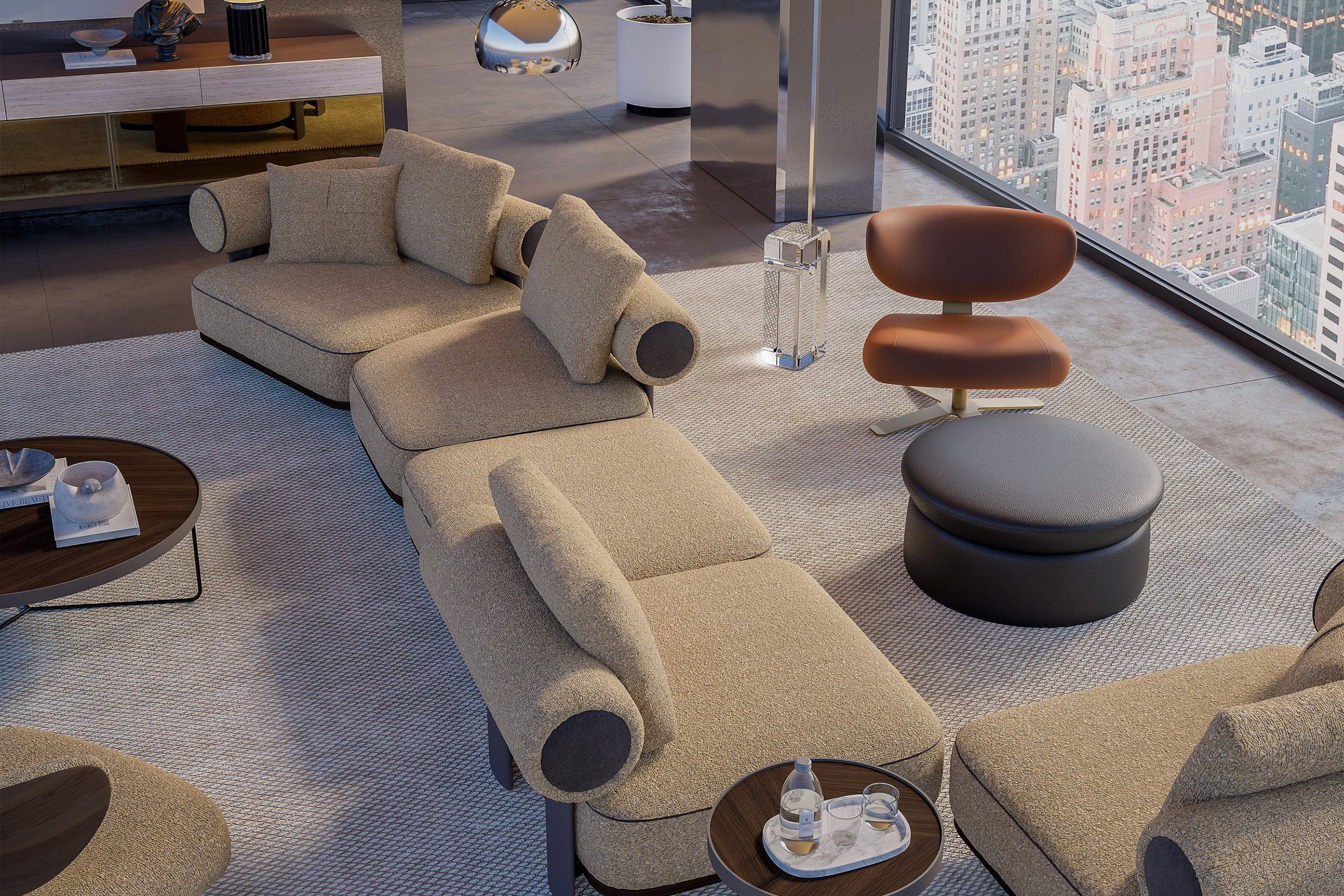 26 готови конфигурации на модулен диван «Kyoto»