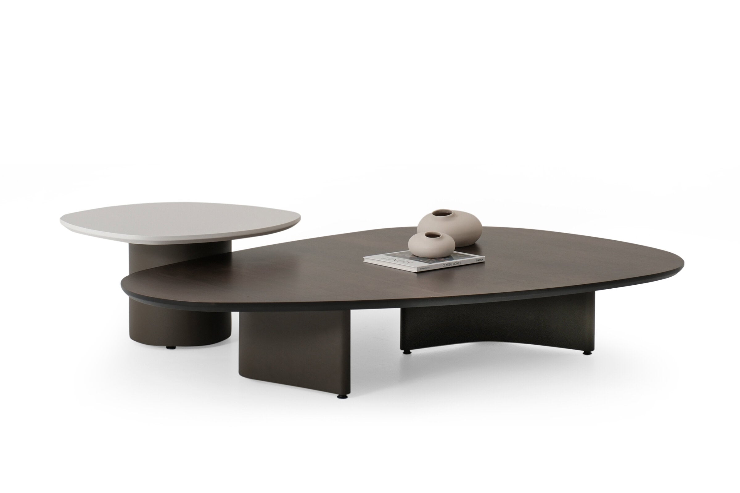 Холна маса «Lava Walnut» с естествен фурнир, размер 160х27х105см