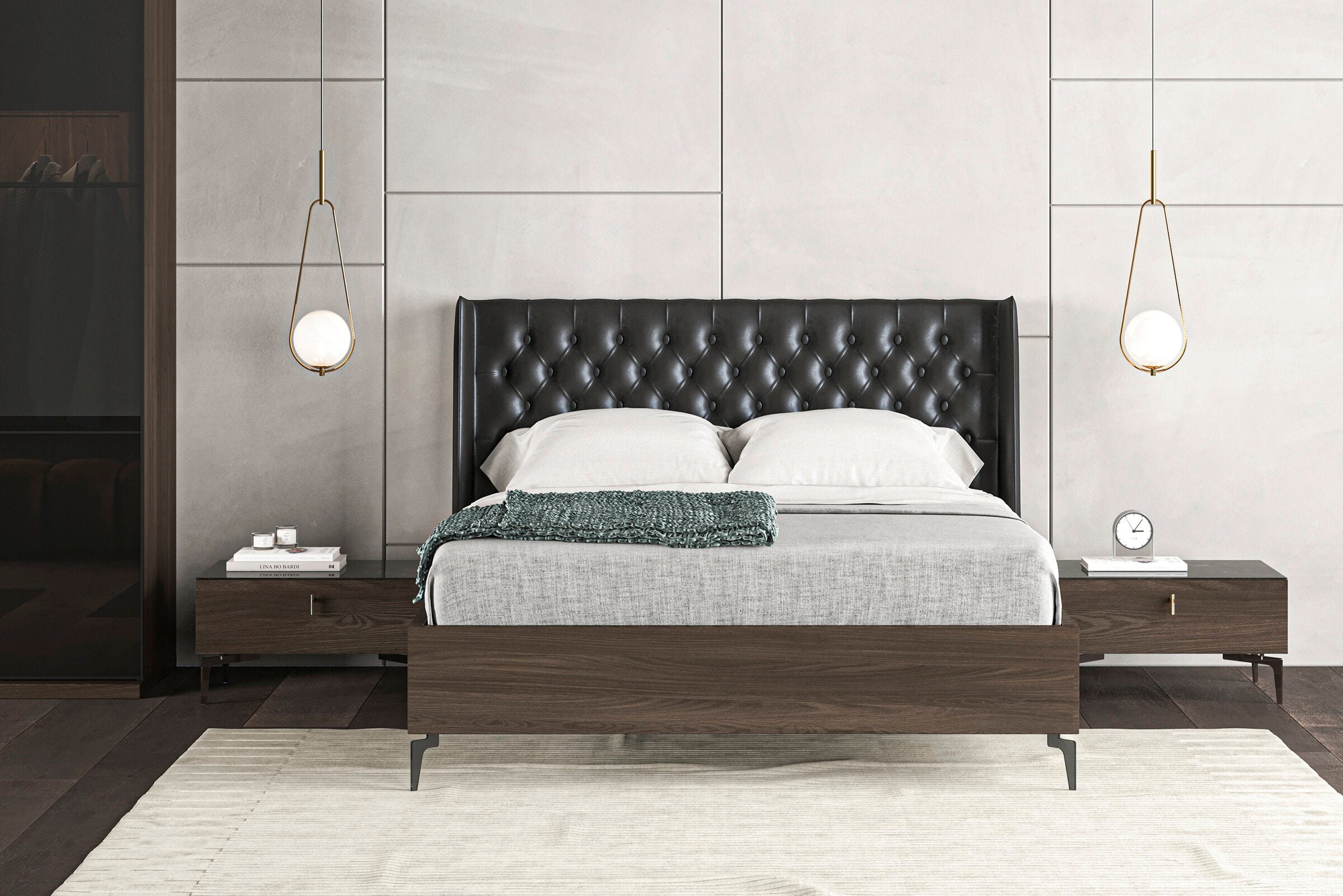 Легло «Lazio» с място за съхранение, повдигащ механизъм