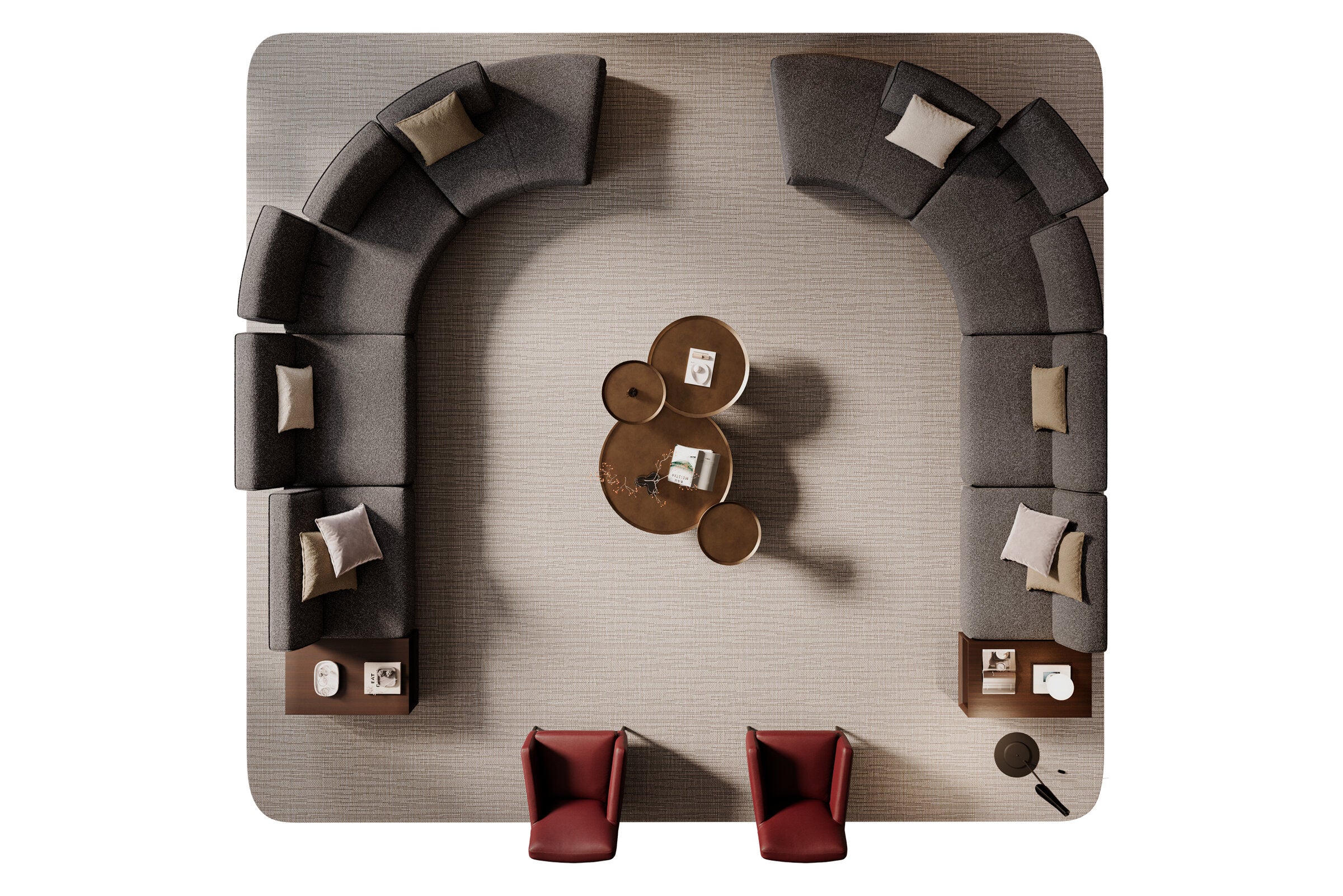 96 готови конфигурации на модулен разтегателен диван «Le Mans Comfort»