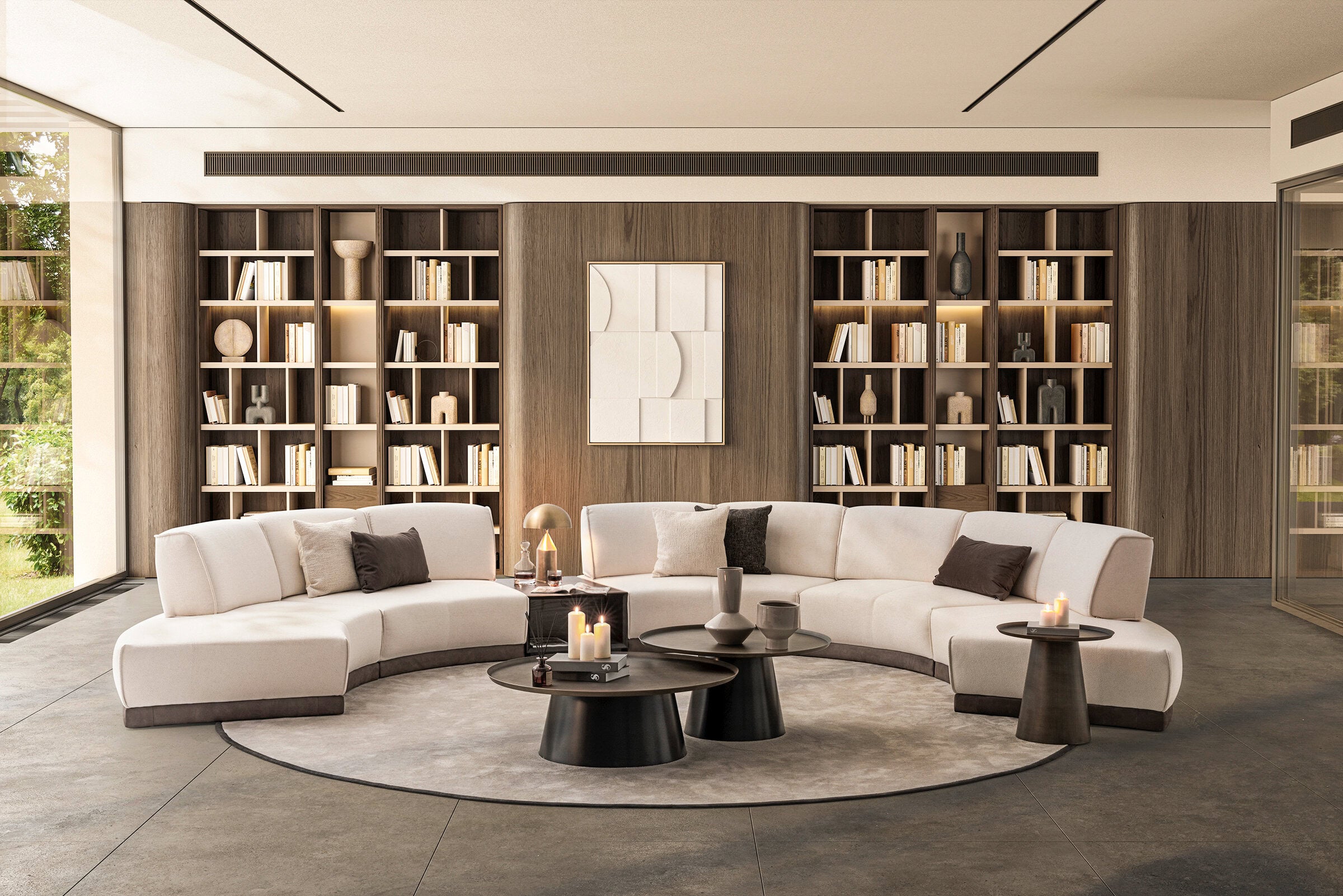 96 готови конфигурации на модулен разтегателен диван «Le Mans Comfort»