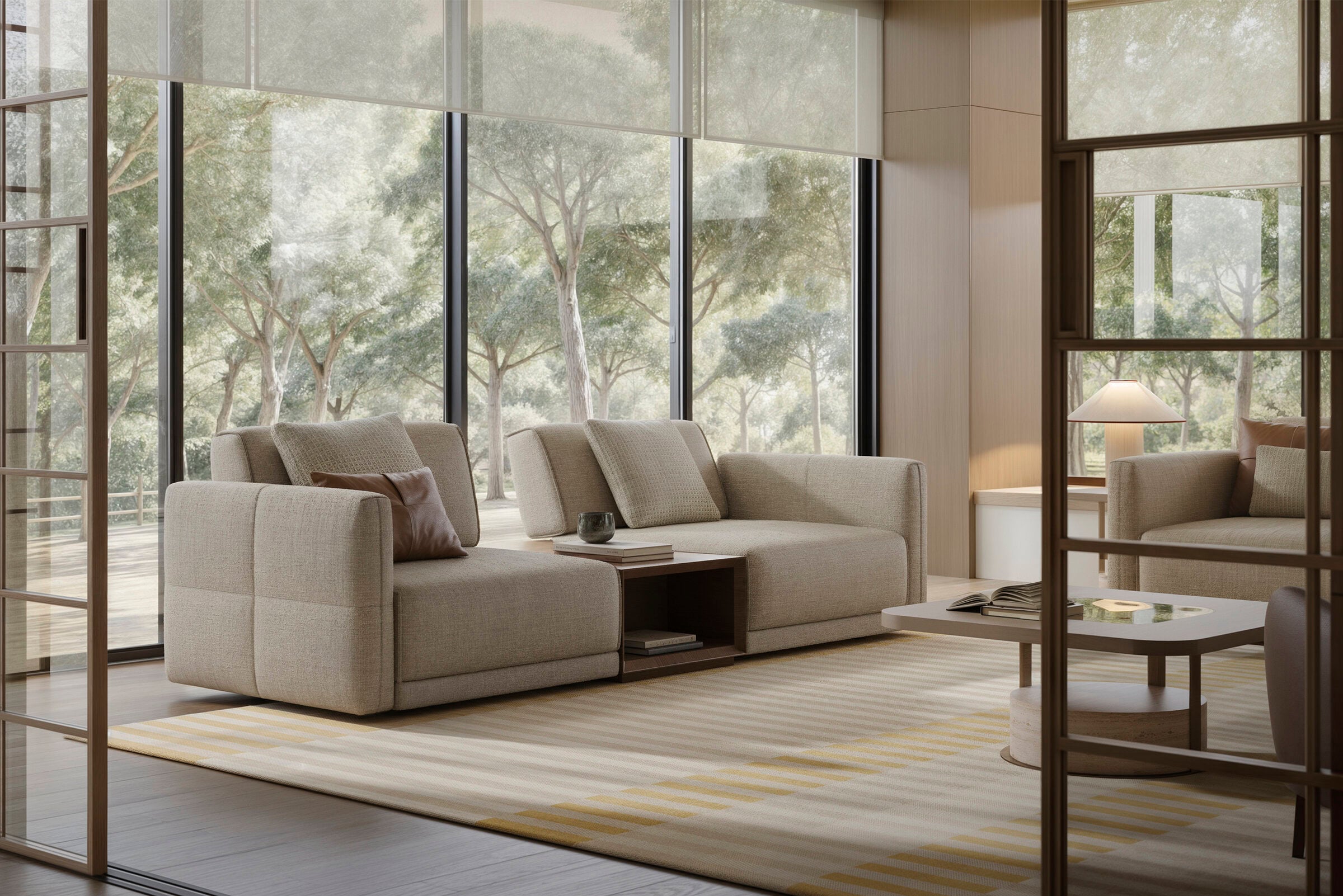 96 готови конфигурации на модулен разтегателен диван «Le Mans Comfort»