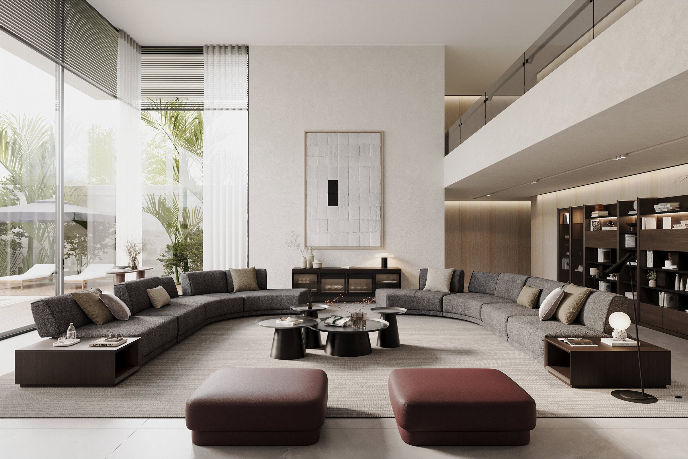 96 готови конфигурации на модулен разтегателен диван «Le Mans Comfort»