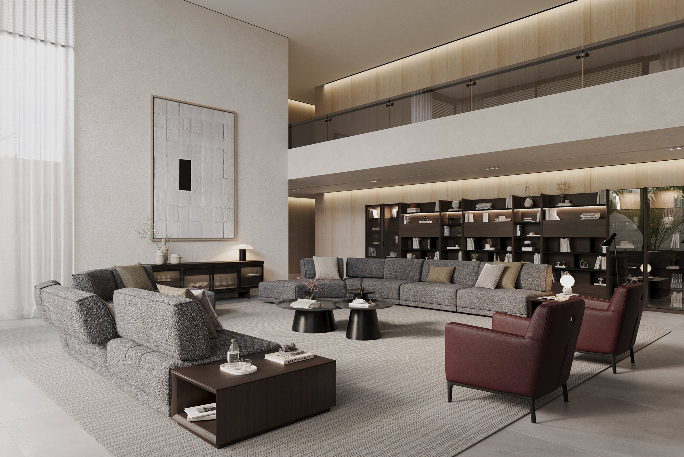 96 готови конфигурации на модулен разтегателен диван «Le Mans Comfort»