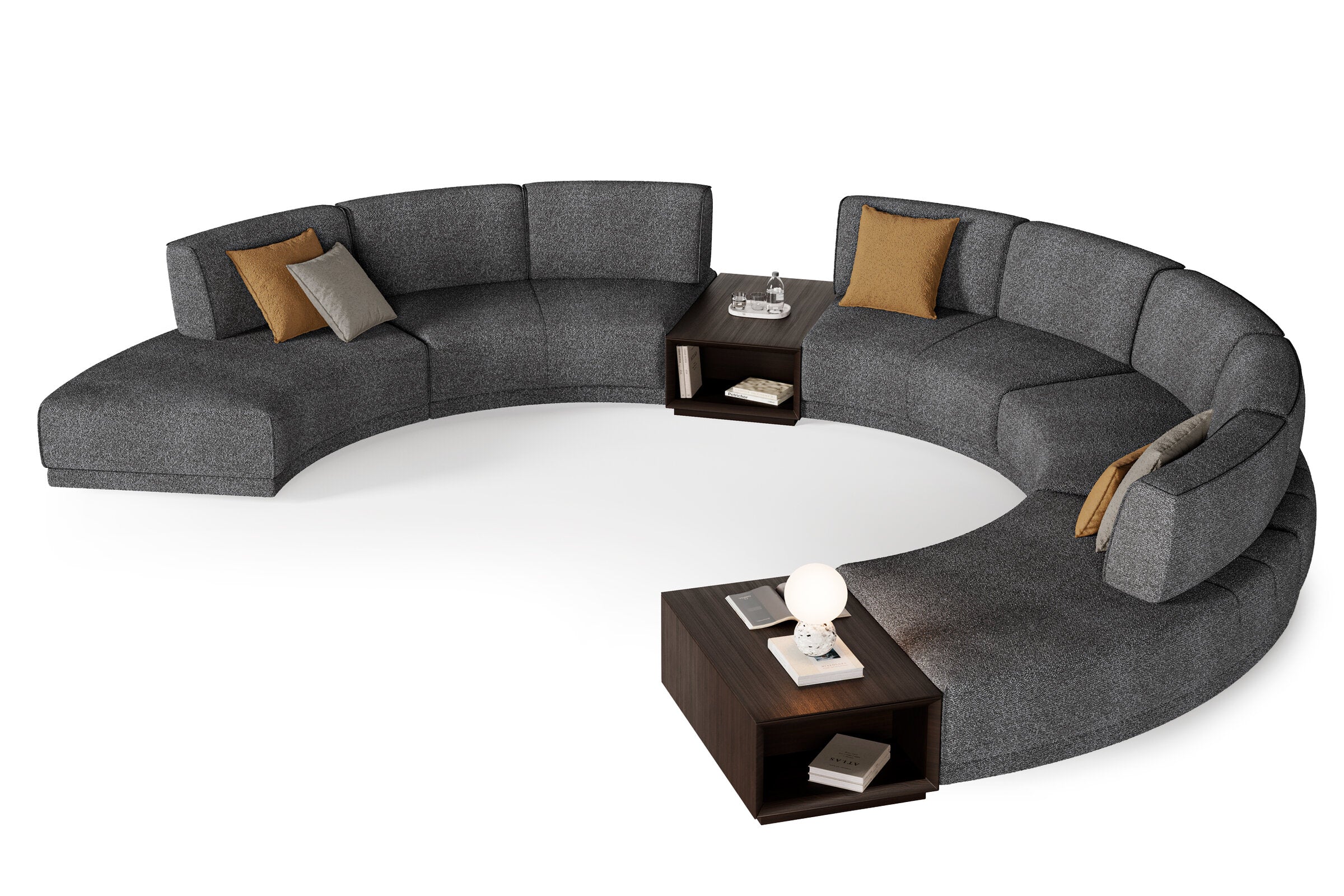 96 готови конфигурации на модулен разтегателен диван «Le Mans Comfort»