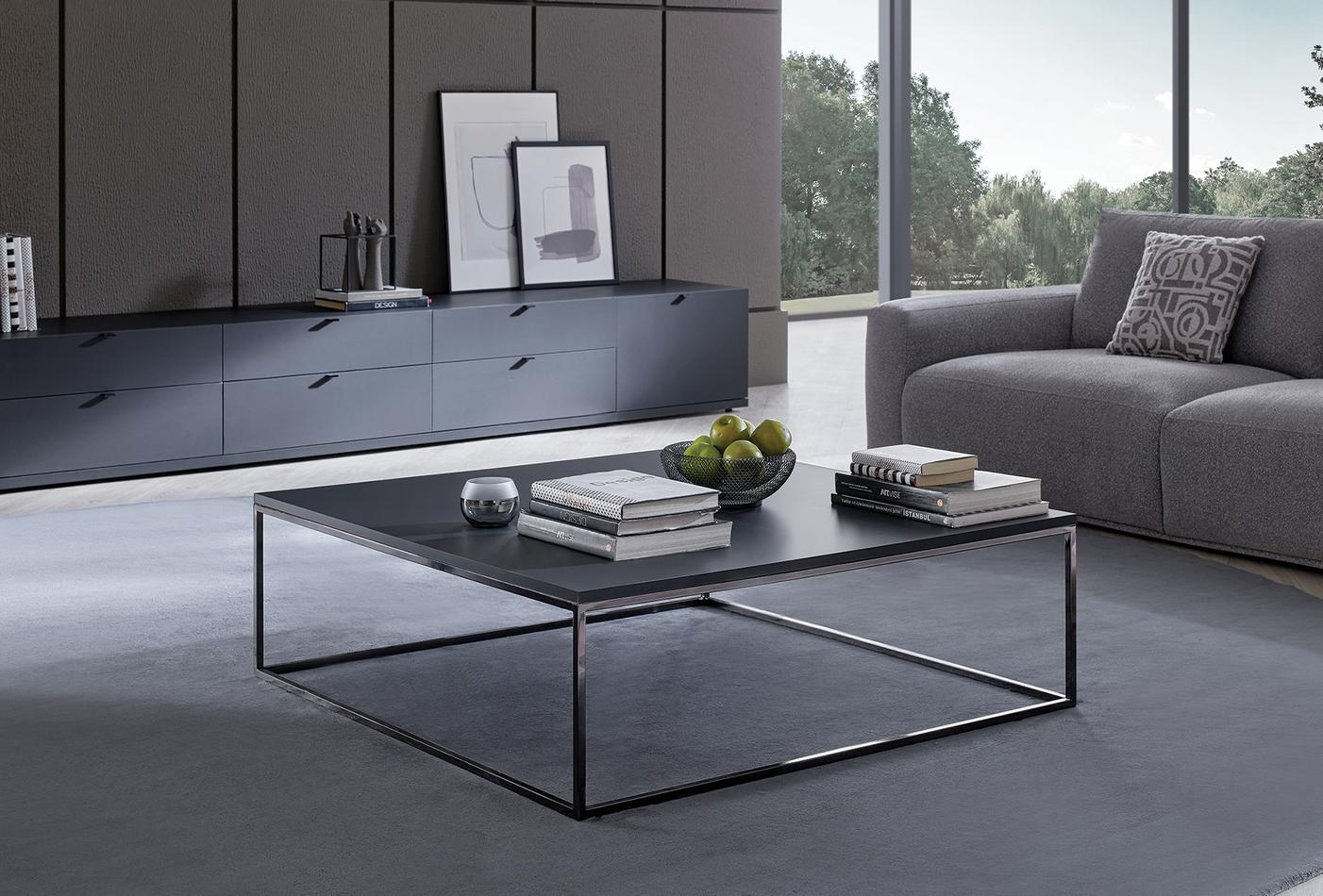 Холна маса «Legato Black» с размер 110х35х110см