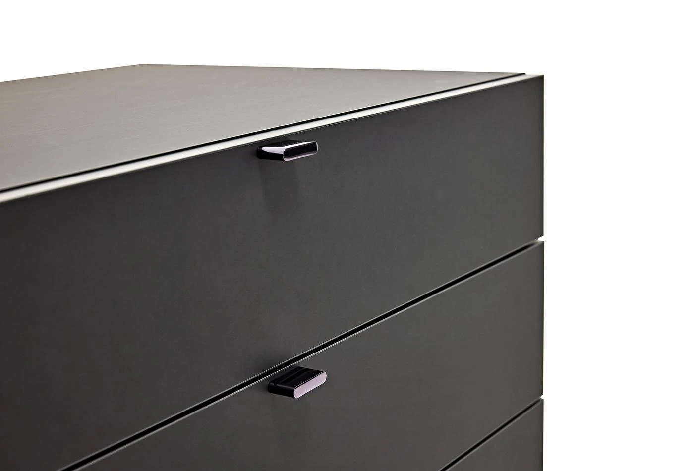 Шкаф «Legato Black» с три чекмеджета и  органайзер, размер 80х81х48см