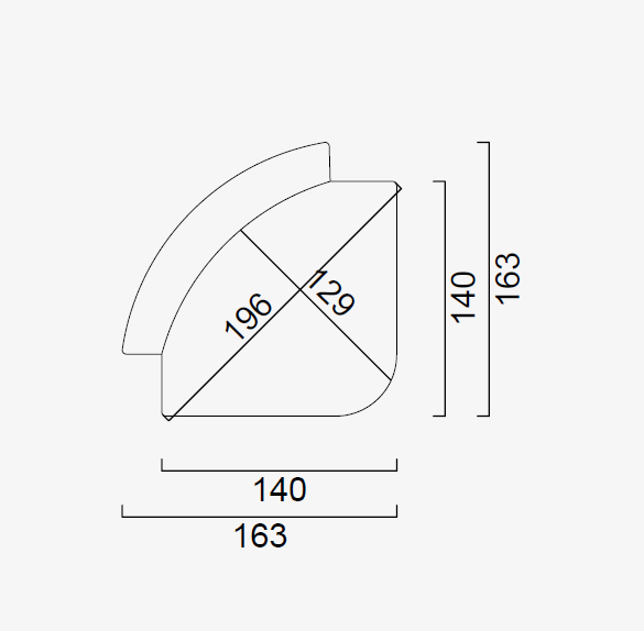 15 модула за модулен диван «Cubic»