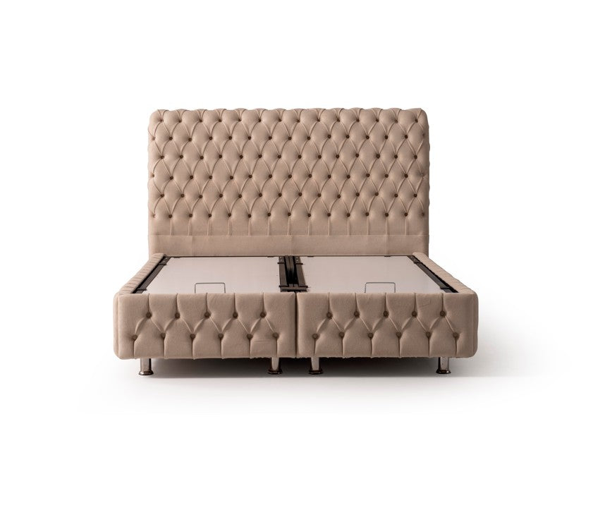 Тапицирано легло «Lorenzo» + Матрак и табла - с място за съхранение