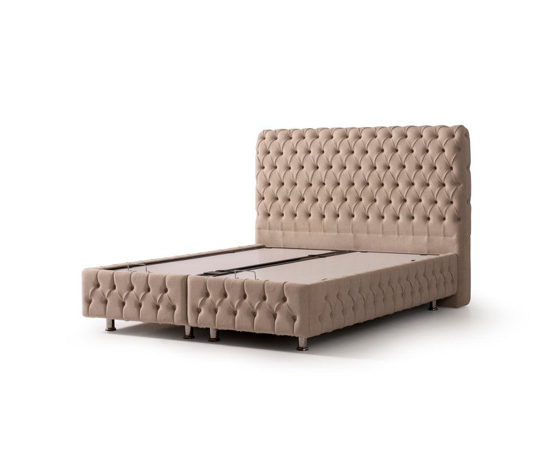 Тапицирано легло «Lorenzo» + Матрак и табла - с място за съхранение