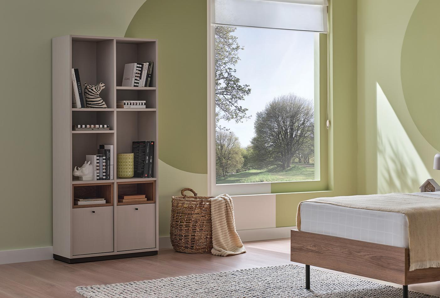 Библиотека «Loreto» с размер 77x176x34см