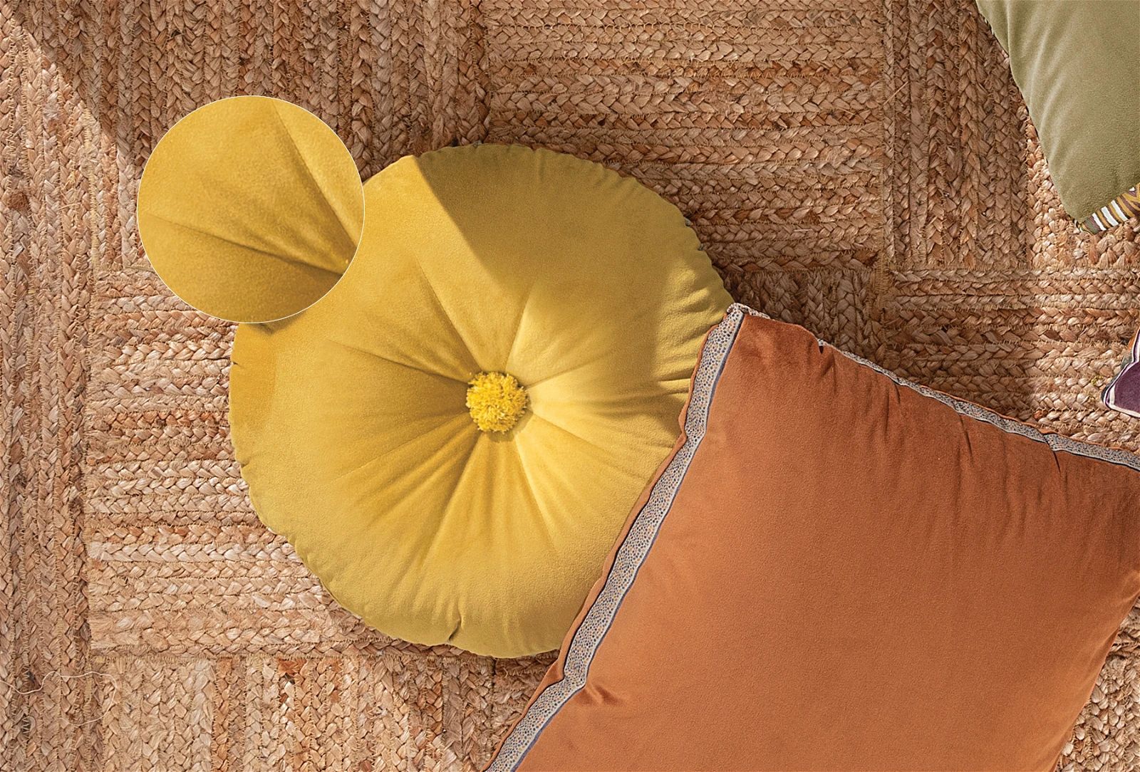 Декоративна възглавница «Lotte Mustard»