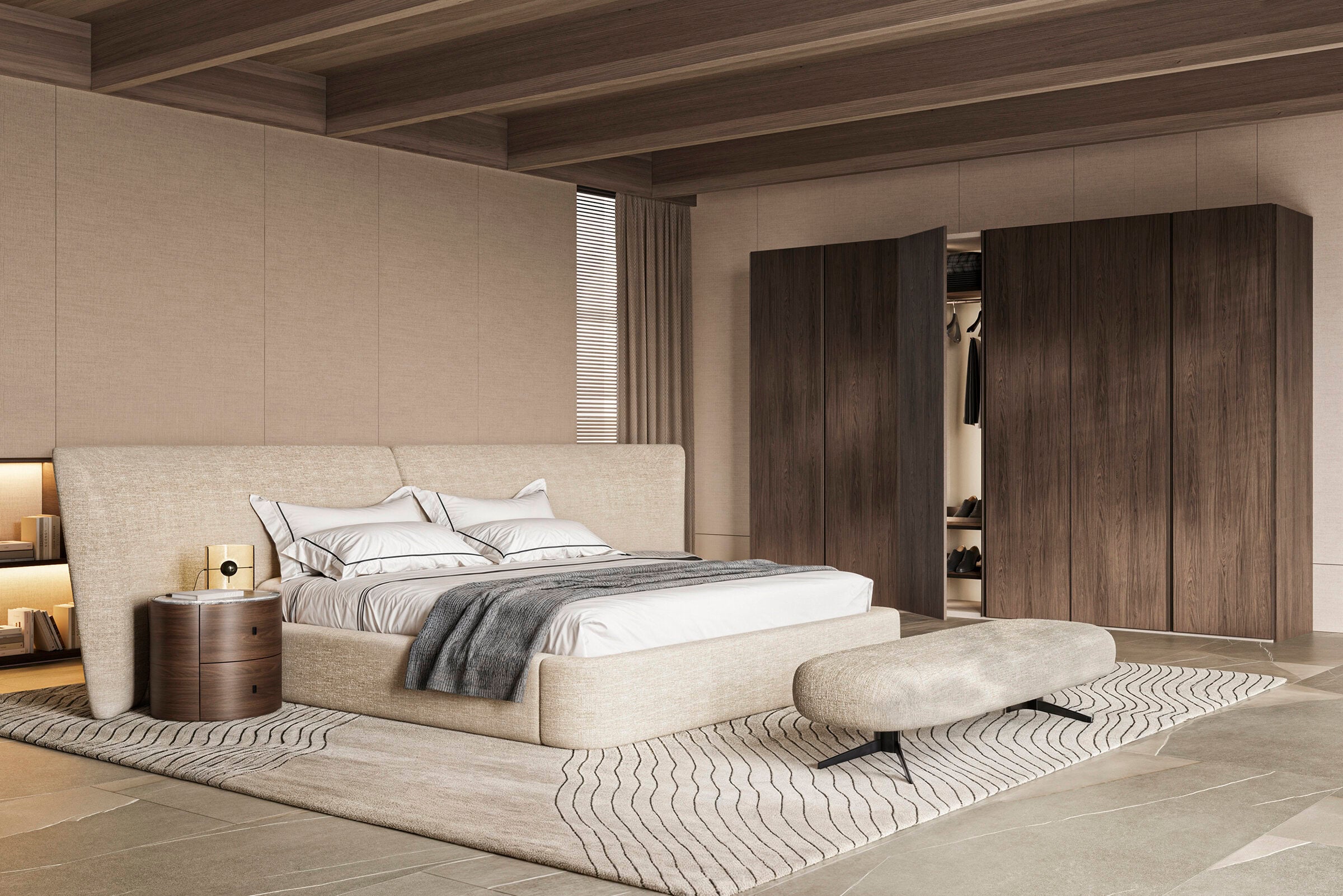 Врати за модулен гардероб «Beta» - 5 модела, стъклена, ПДЧ