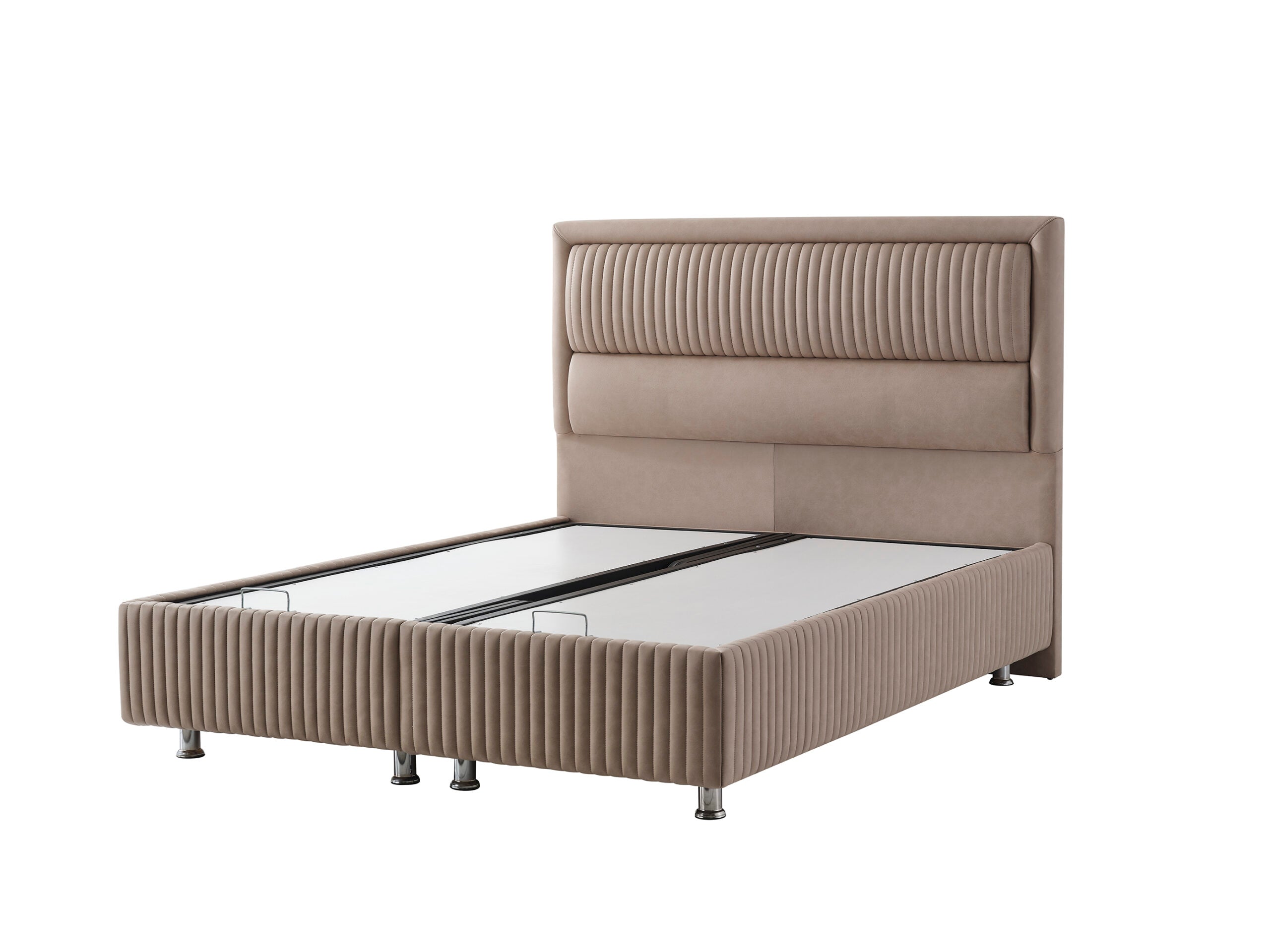 Тапицирано легло «Maya» + Матрак и табла - с място за съхранение, повдигащ механизъм, система за безшумно затваряне