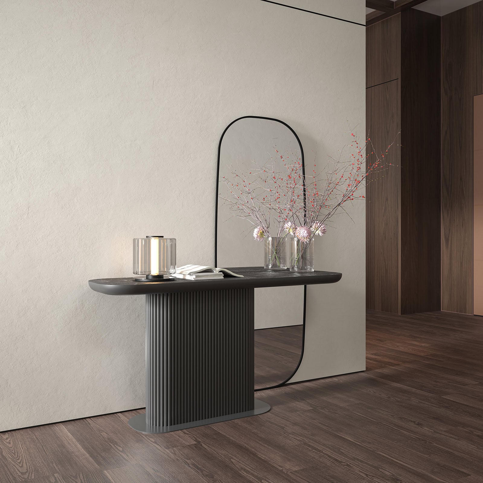 Тоалетка «Metis» с естествен фурнир, размер 150х76х45см