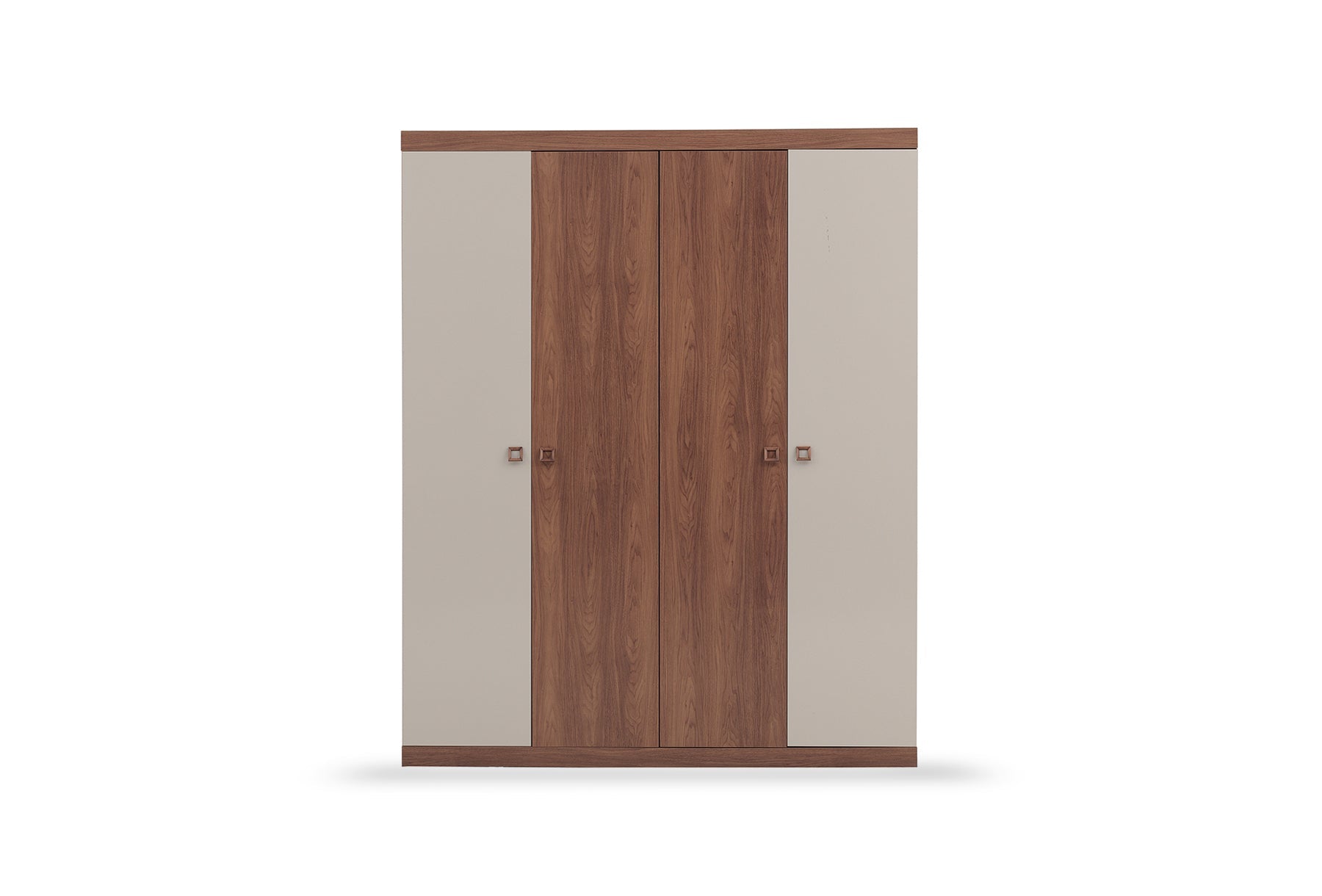 Четирикрилен гардероб «Mistral» с огледална врата, ширина 178см