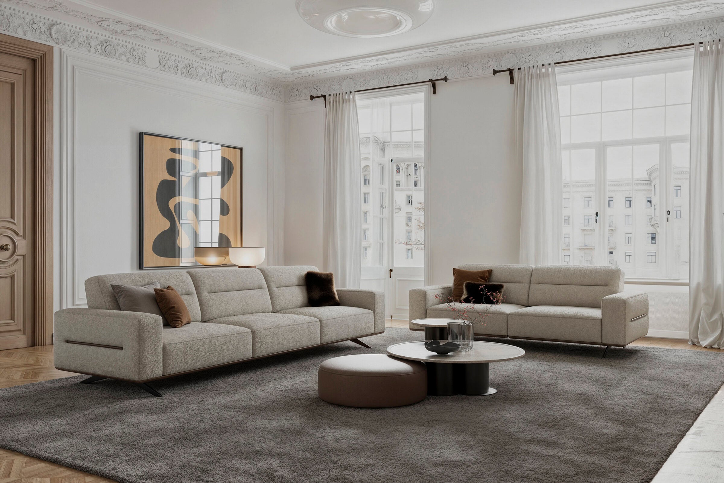 27 готови конфигурации на модулен разтегателен диван «Morocco»