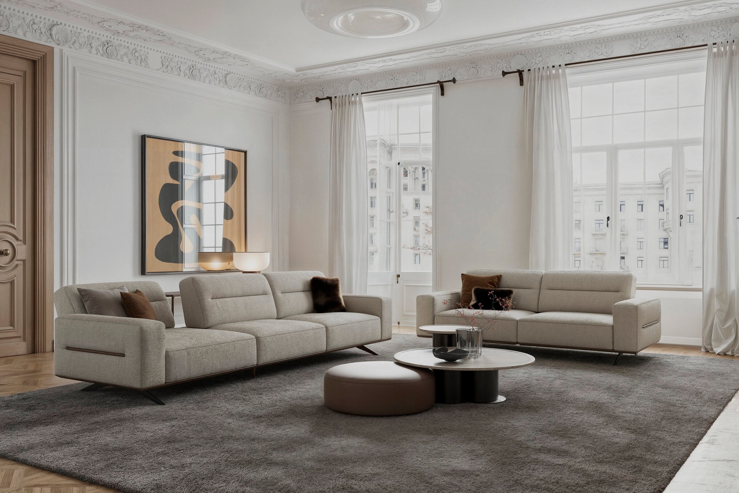 27 готови конфигурации на модулен разтегателен диван «Morocco»