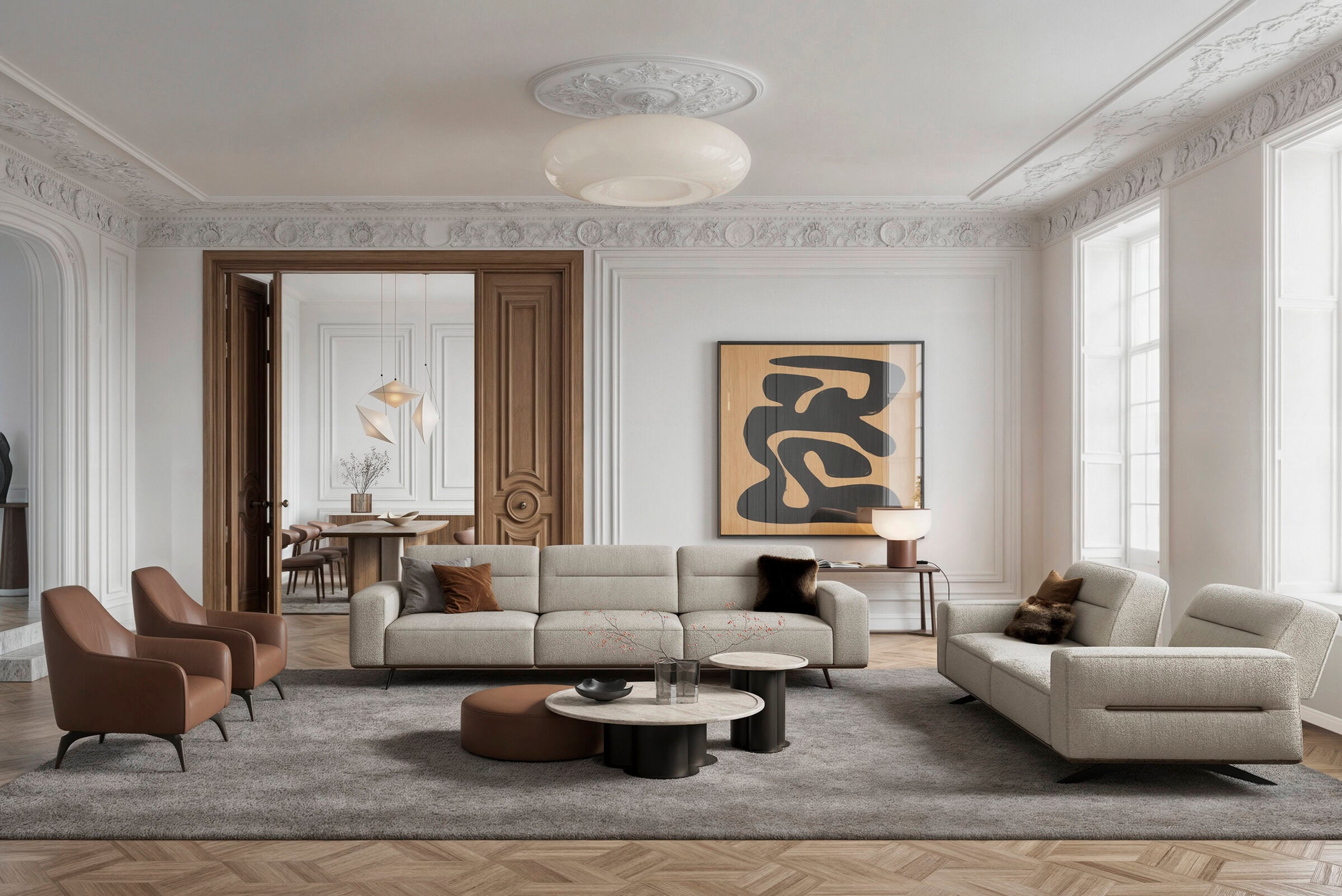 27 готови конфигурации на модулен разтегателен диван «Morocco»