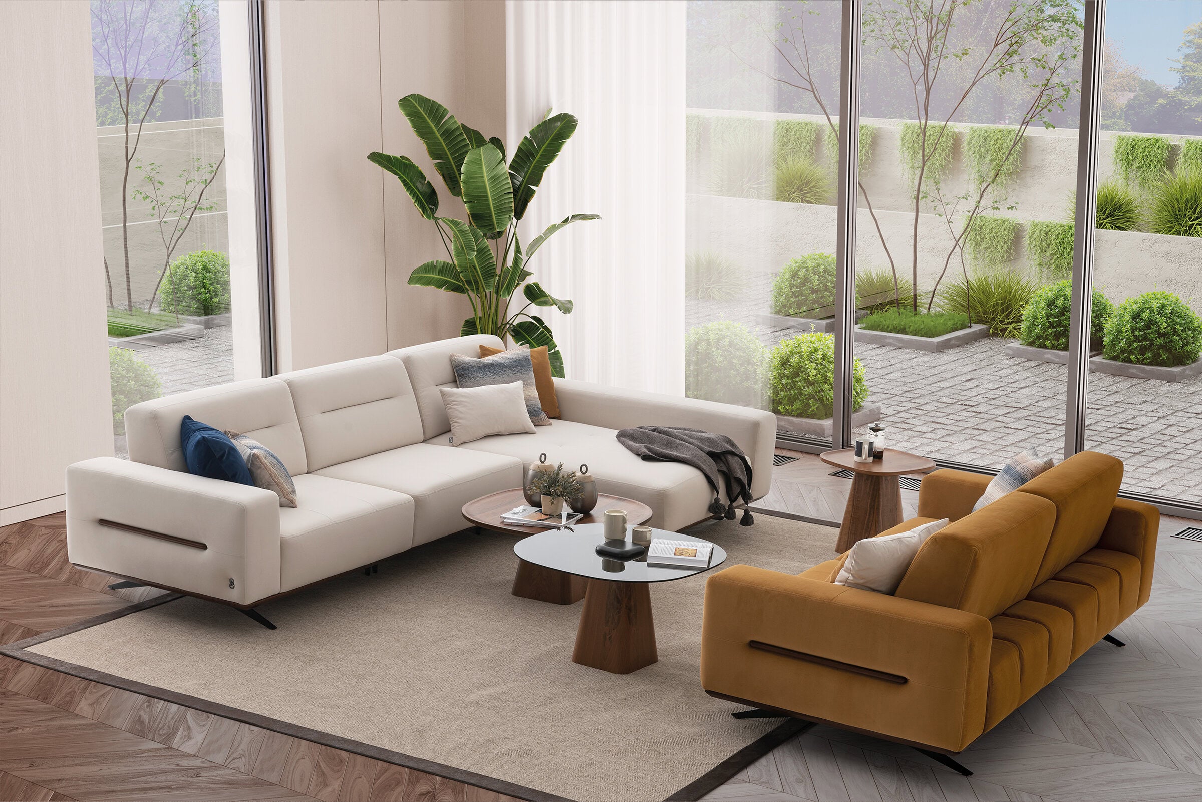 27 готови конфигурации на модулен разтегателен диван «Morocco»