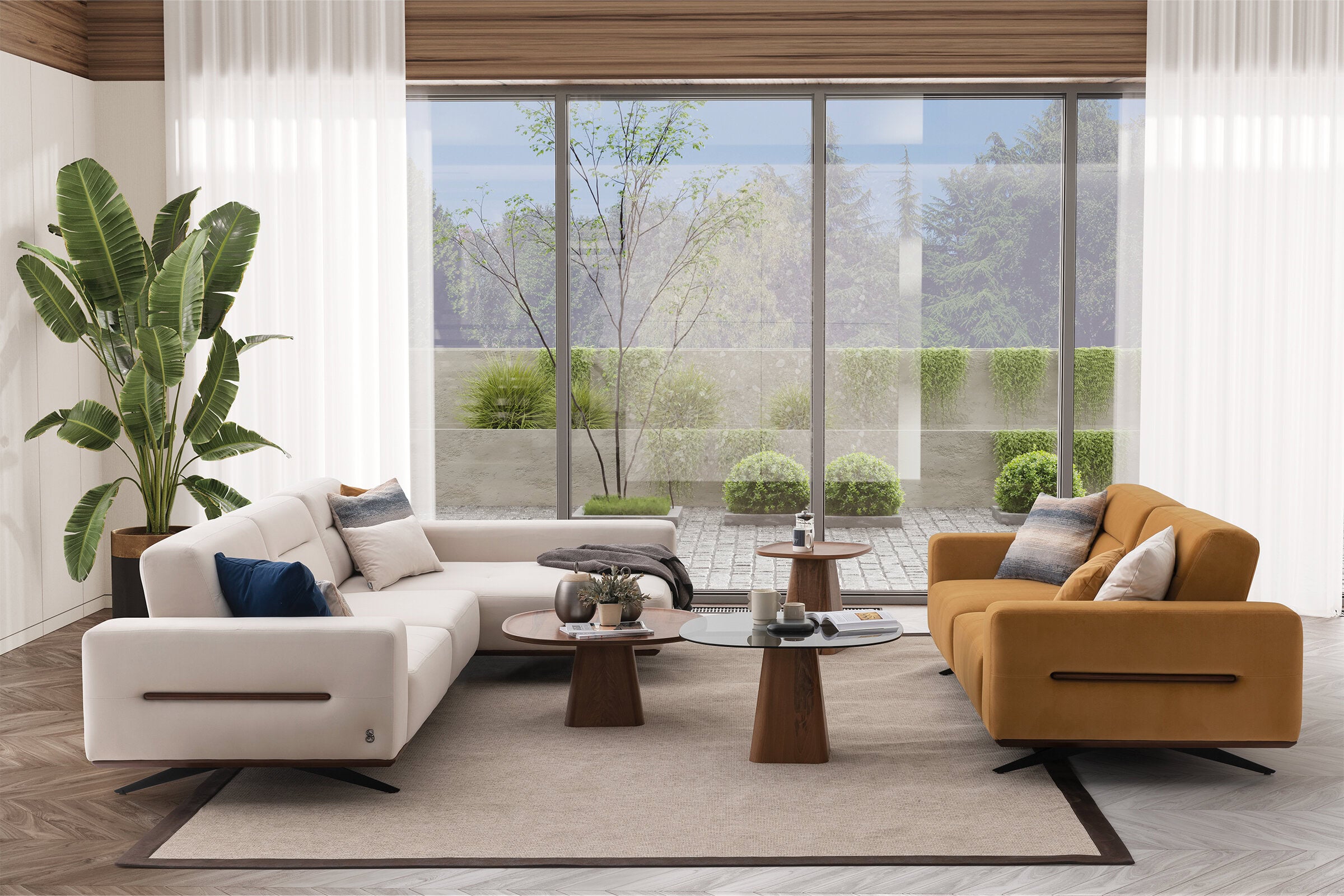 27 готови конфигурации на модулен разтегателен диван «Morocco»