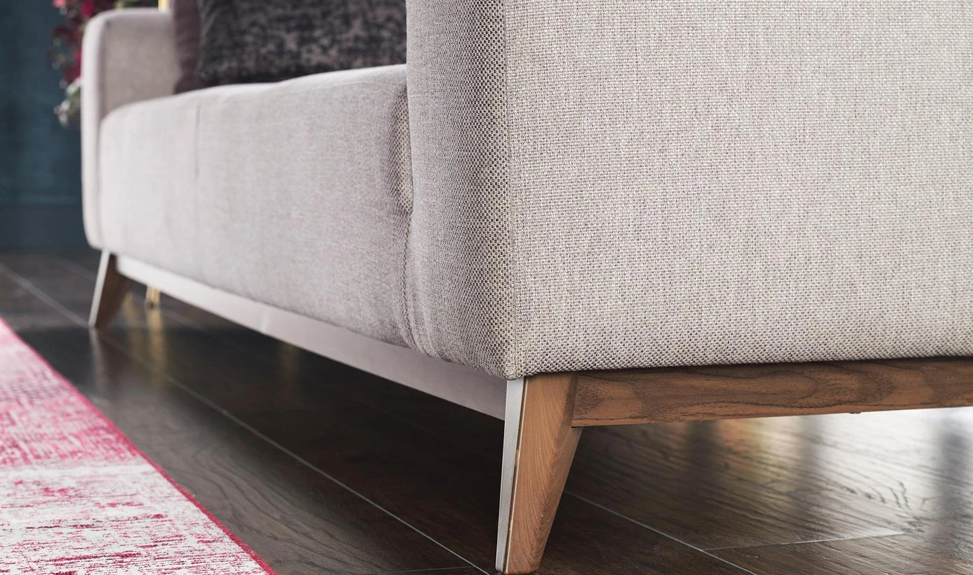 Триместен разтегателен диван «Netha» + 5 декоративни възглавници, ширина 240см