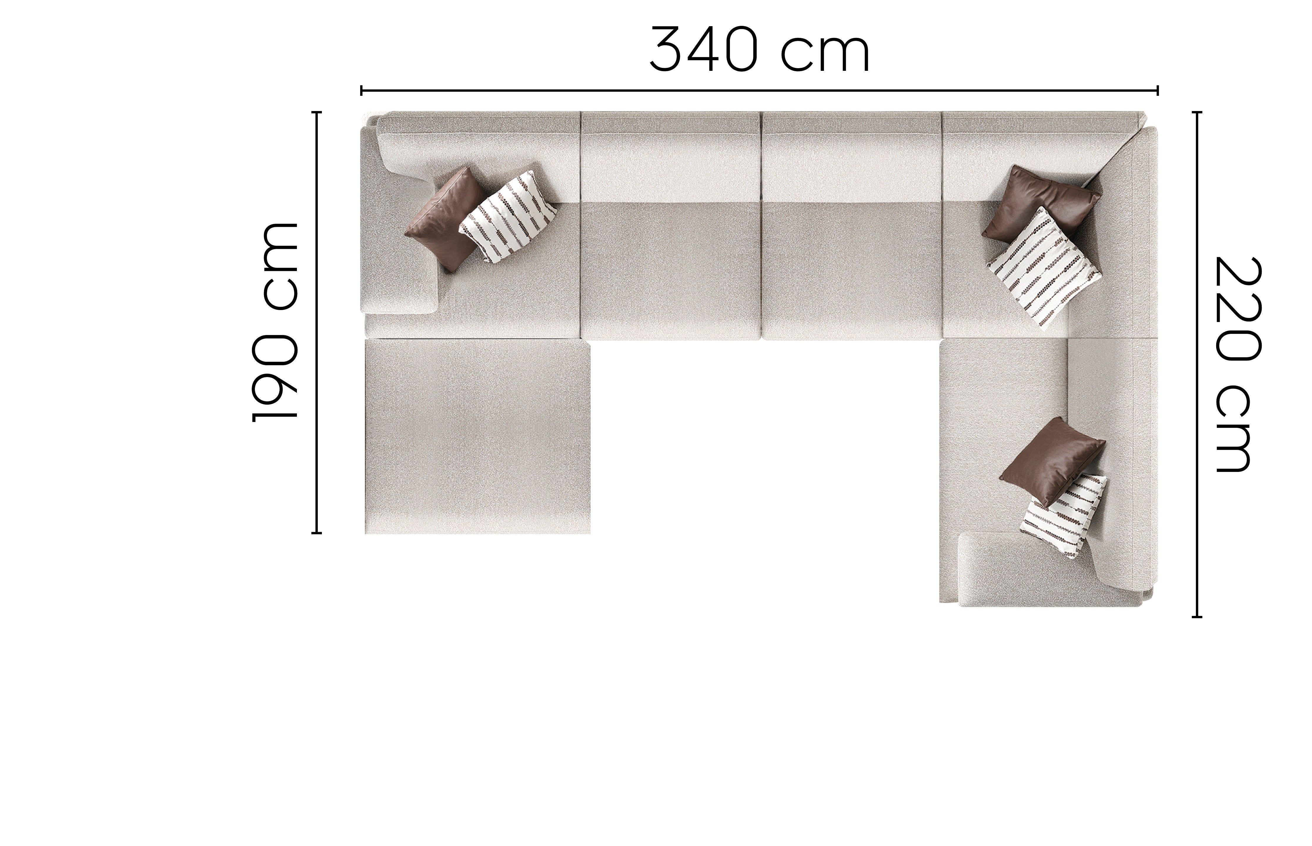 Ъглов модулен диван Milano - готови конфигурации
