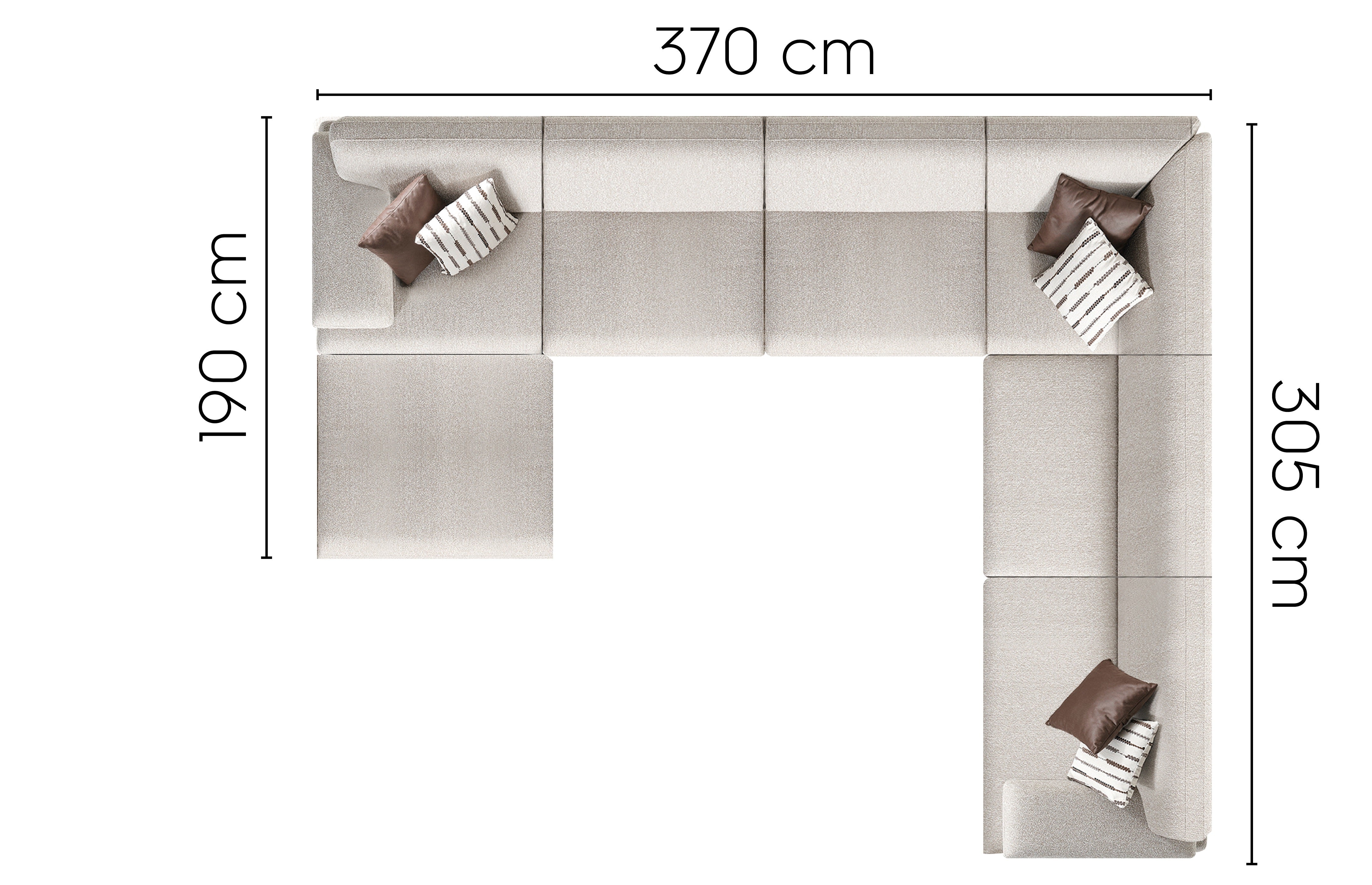 Ъглов модулен диван Milano - готови конфигурации