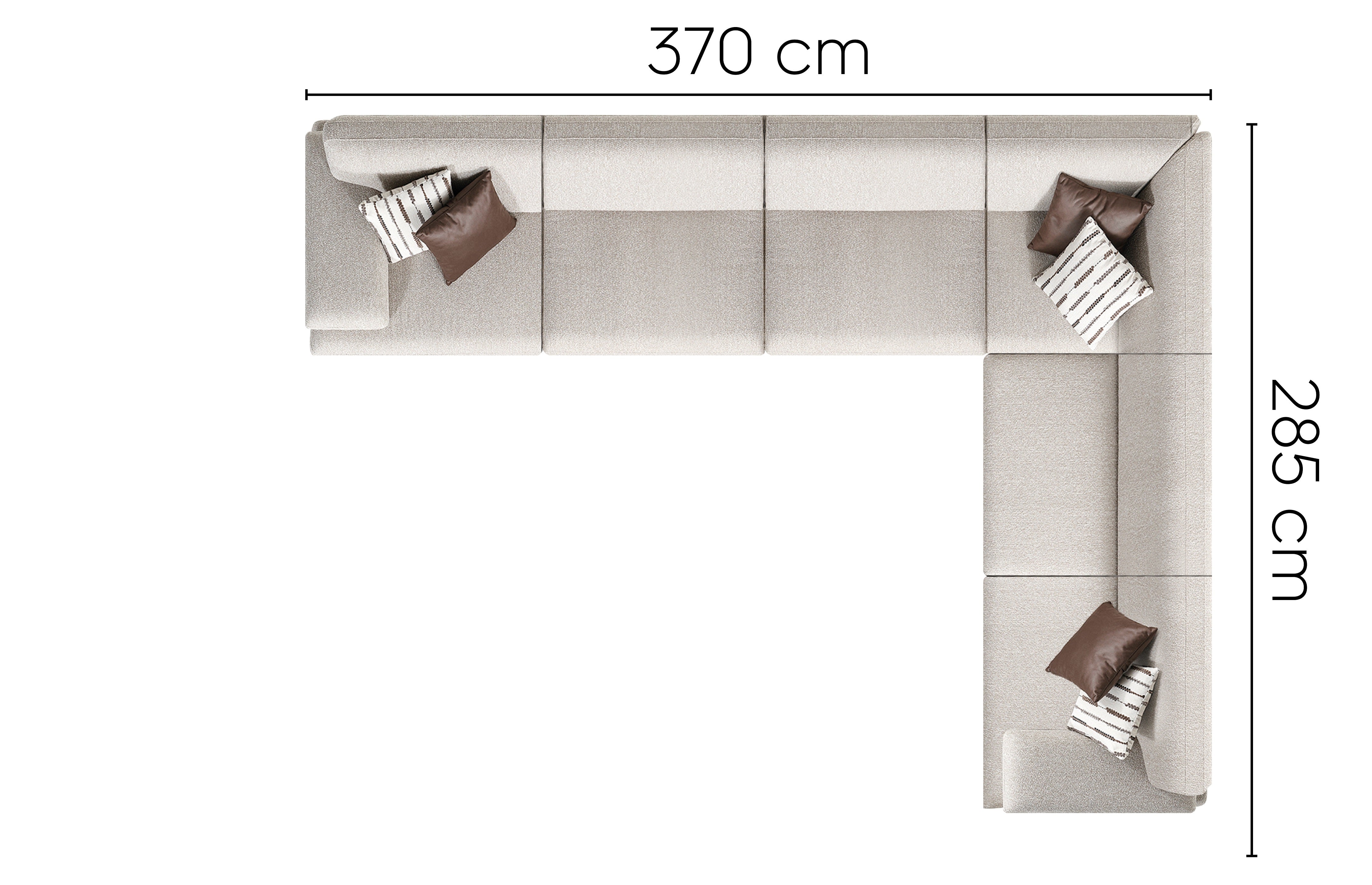 Ъглов модулен диван Milano - готови конфигурации