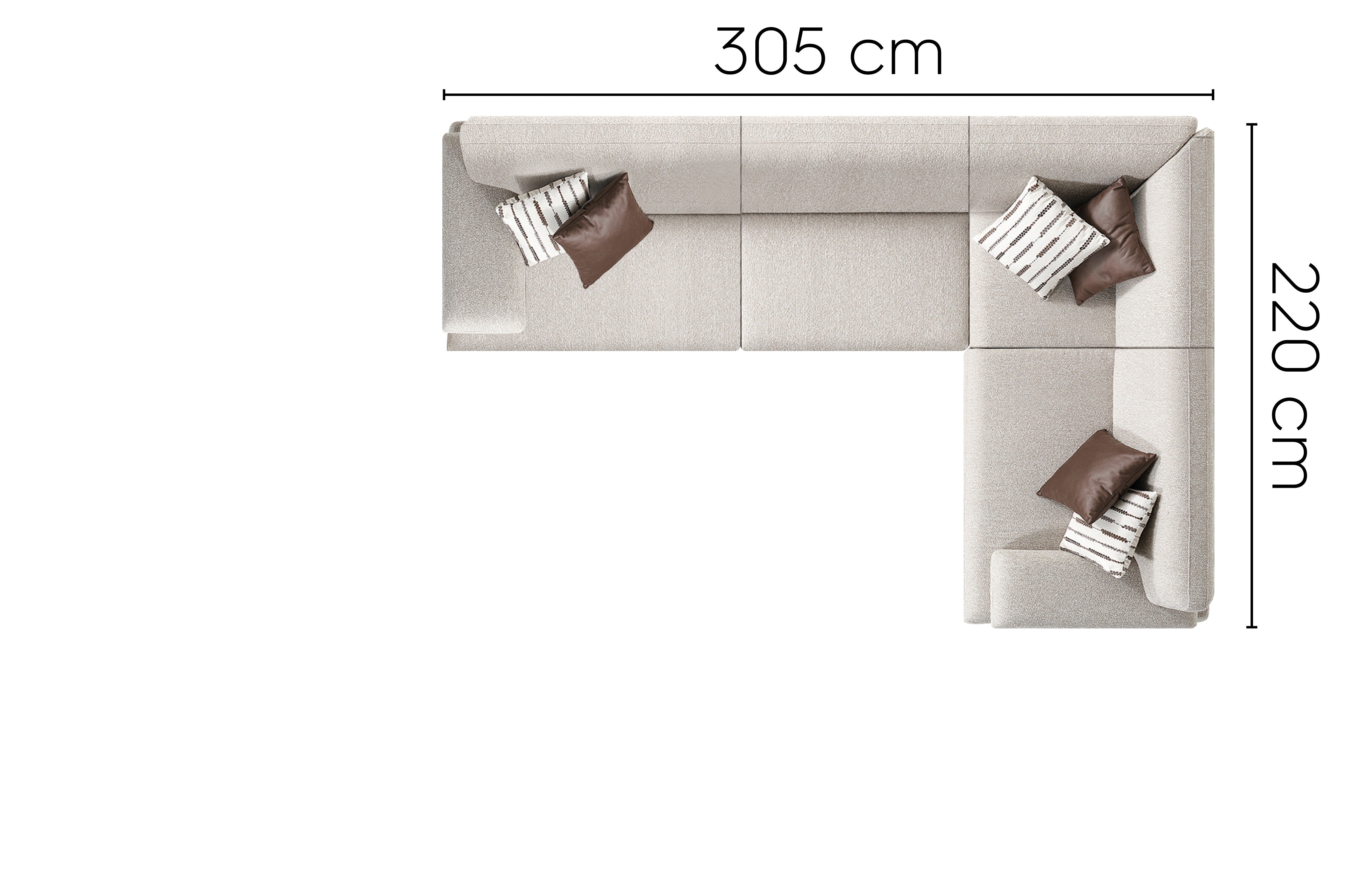 Ъглов модулен диван Milano - готови конфигурации