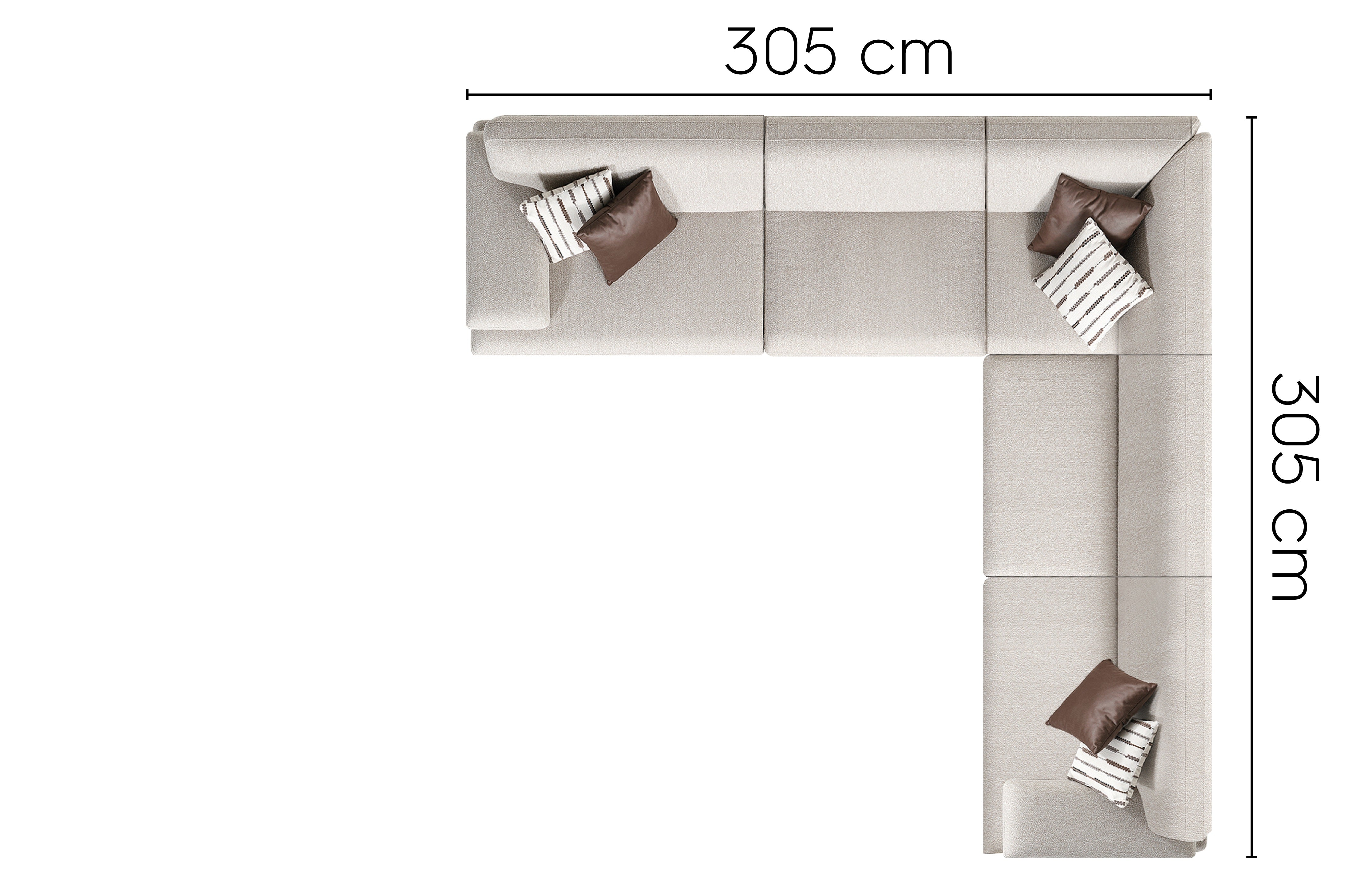 Ъглов модулен диван Milano - готови конфигурации