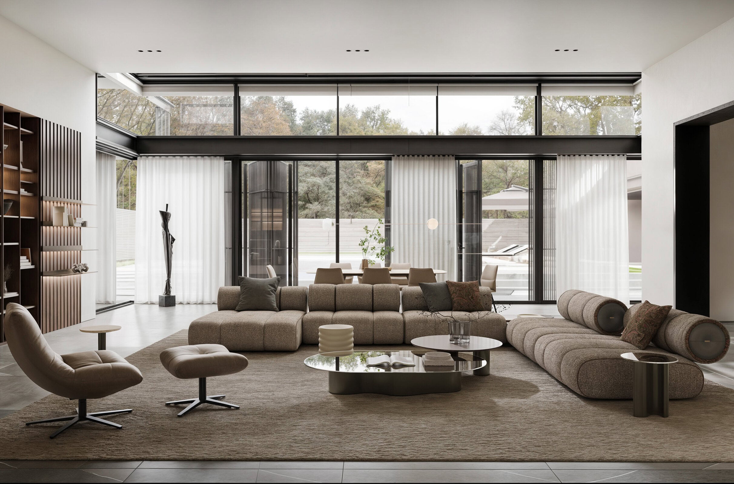 50 готови конфигурации на модулен разтегателен диван «Orion»