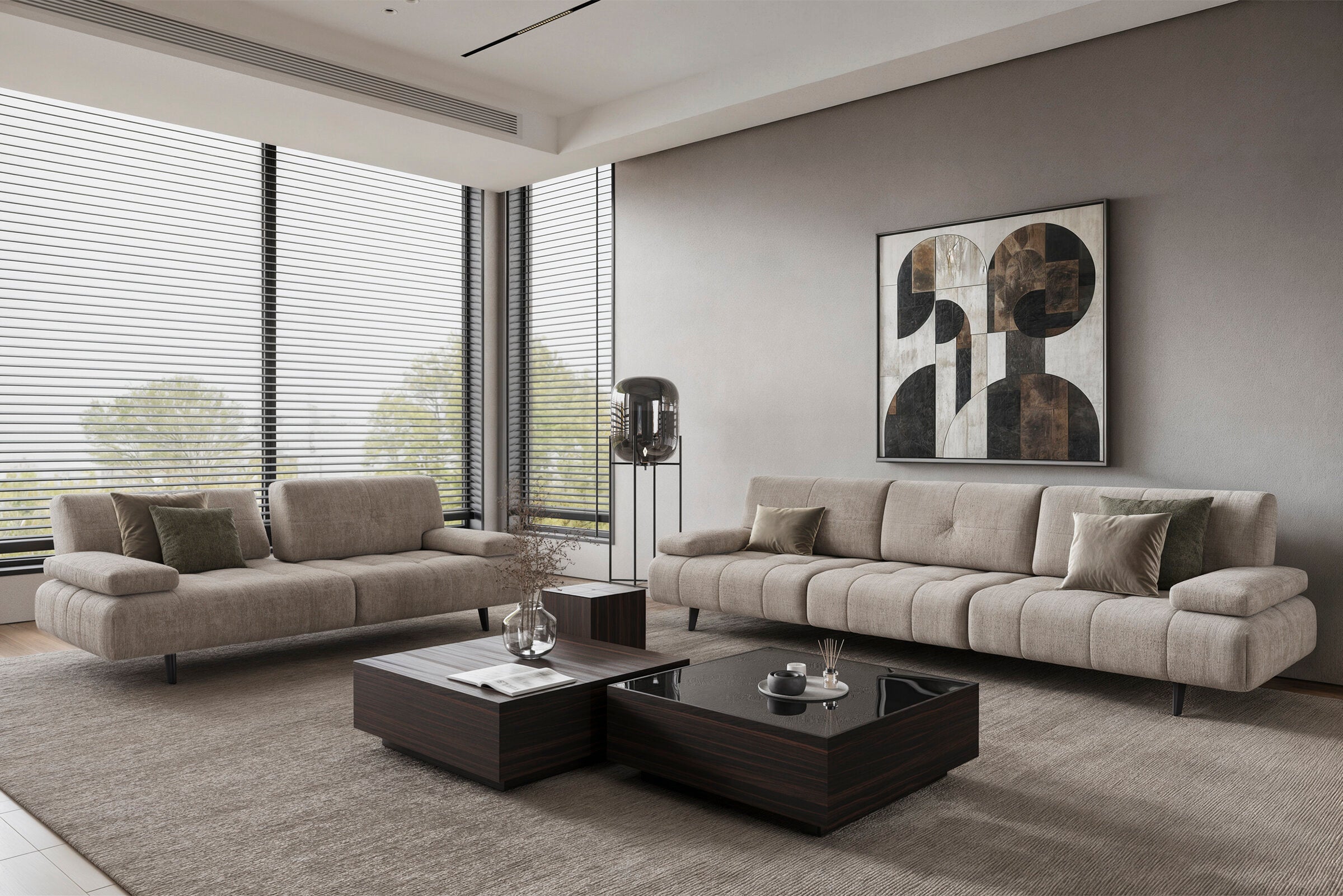 10 модула за модулен разтегателен диван «Panamera Comfort»