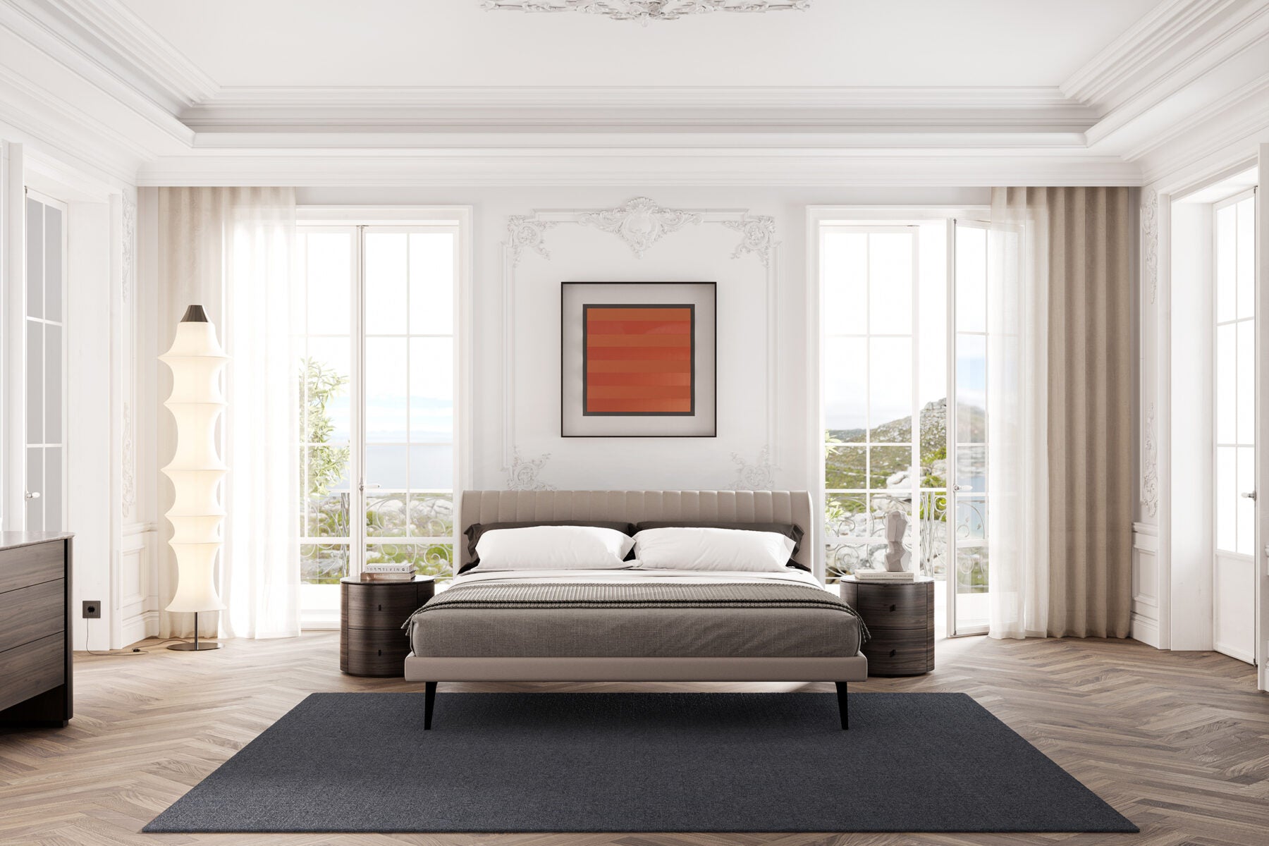 Тапицирано легло «Paris»