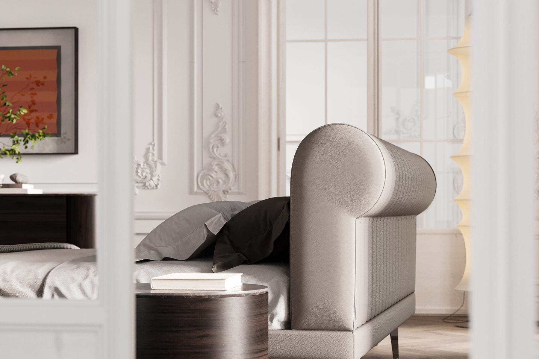 Тапицирано легло «Paris»