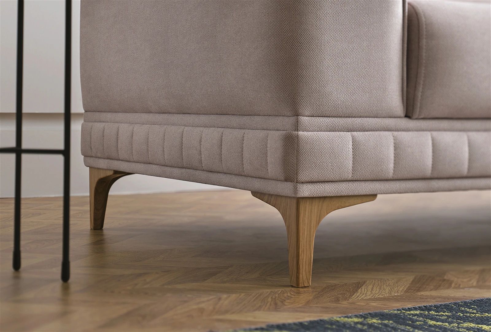 Триместен диван «Pavia» + 3 декоративни възглавници, ширина 238см