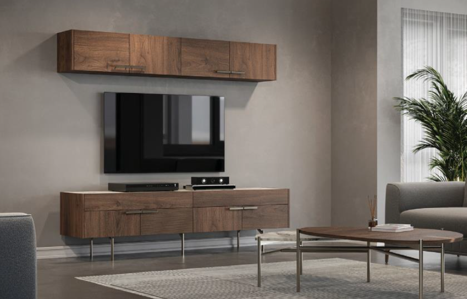 ТВ шкаф «Pavia» с крачета, с размер 206х56х46см