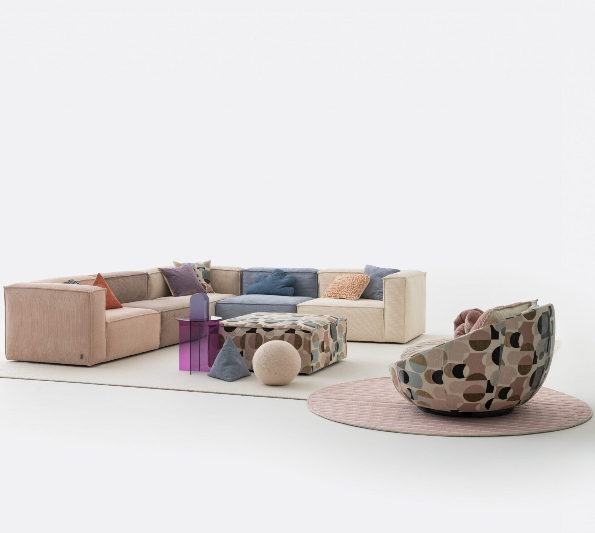 Кресло «Gauss Cookie» от серия Colorium, с въртяща се основа