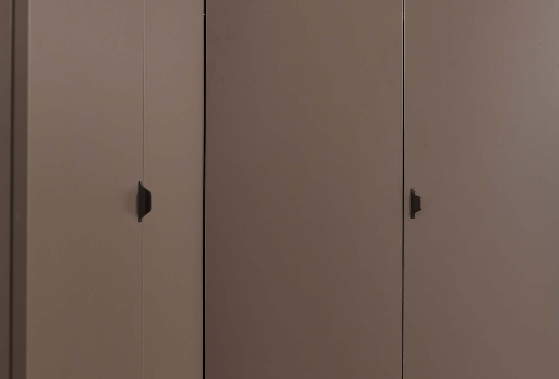 Двукрилен гардероб Polka Dark Grey